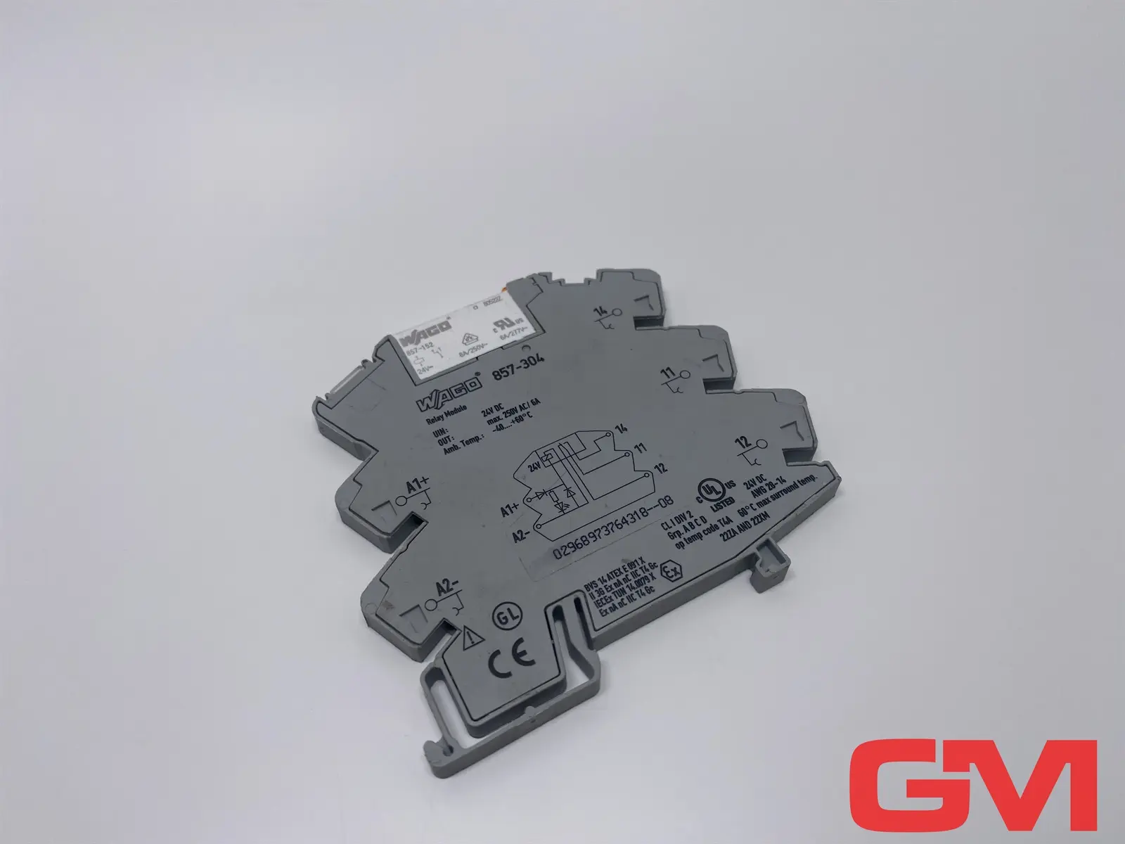 Produktfoto 1 von Wago Relaismodul 857-304 relay module DC 24 V 1 Wechsler Elementarrelais 857-152