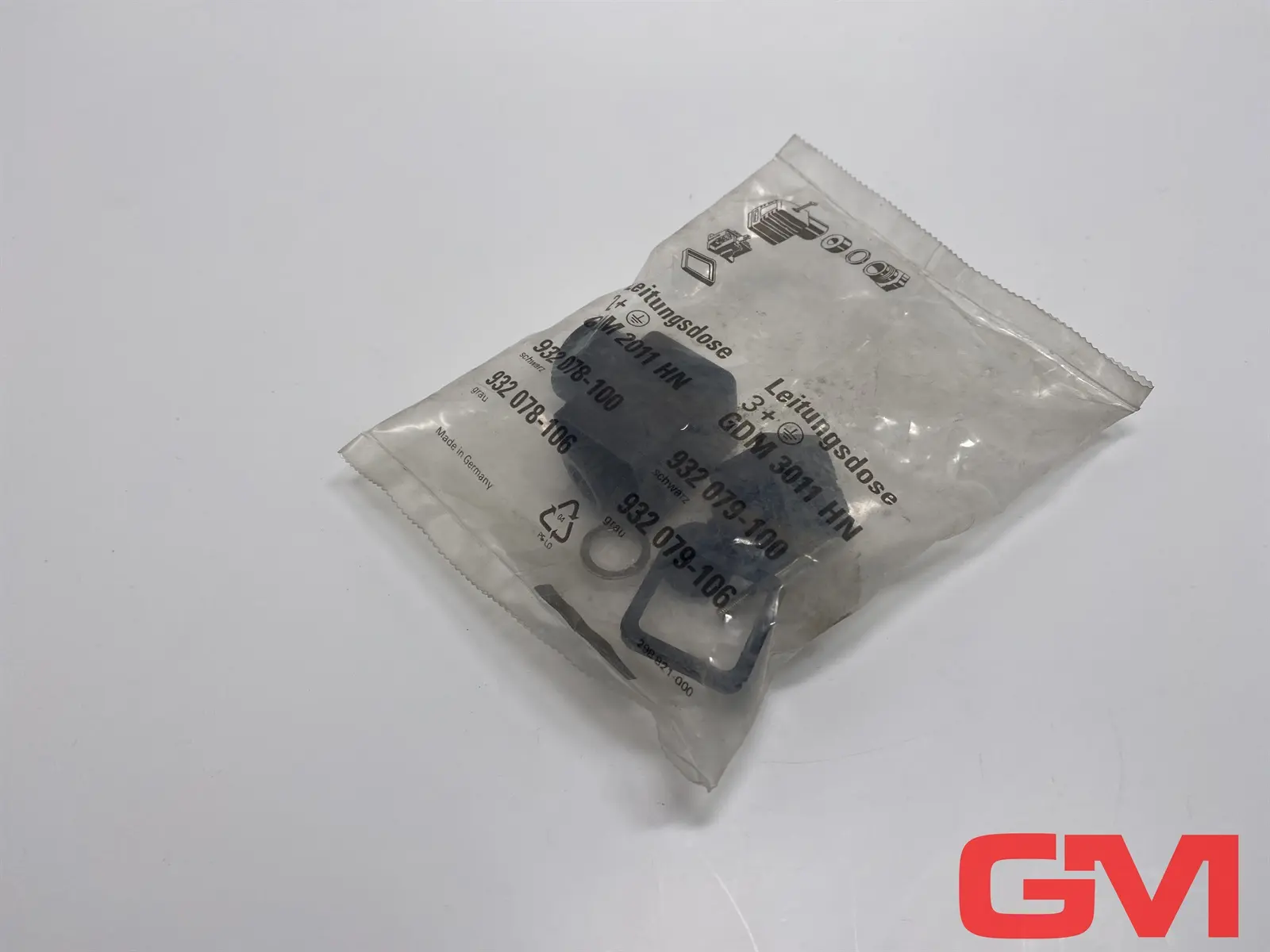 Produktfoto 1 von Herion Leitungsdose GDM 2011 HN cable socket black 932078-100 schwarz GDM2011HN
