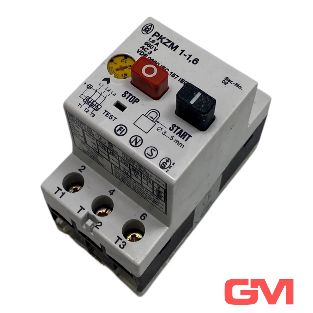 Moeller Motorschutzschalter PKZM1-1,6 circuit breaker 1-1,6A 660V Schutzschalter