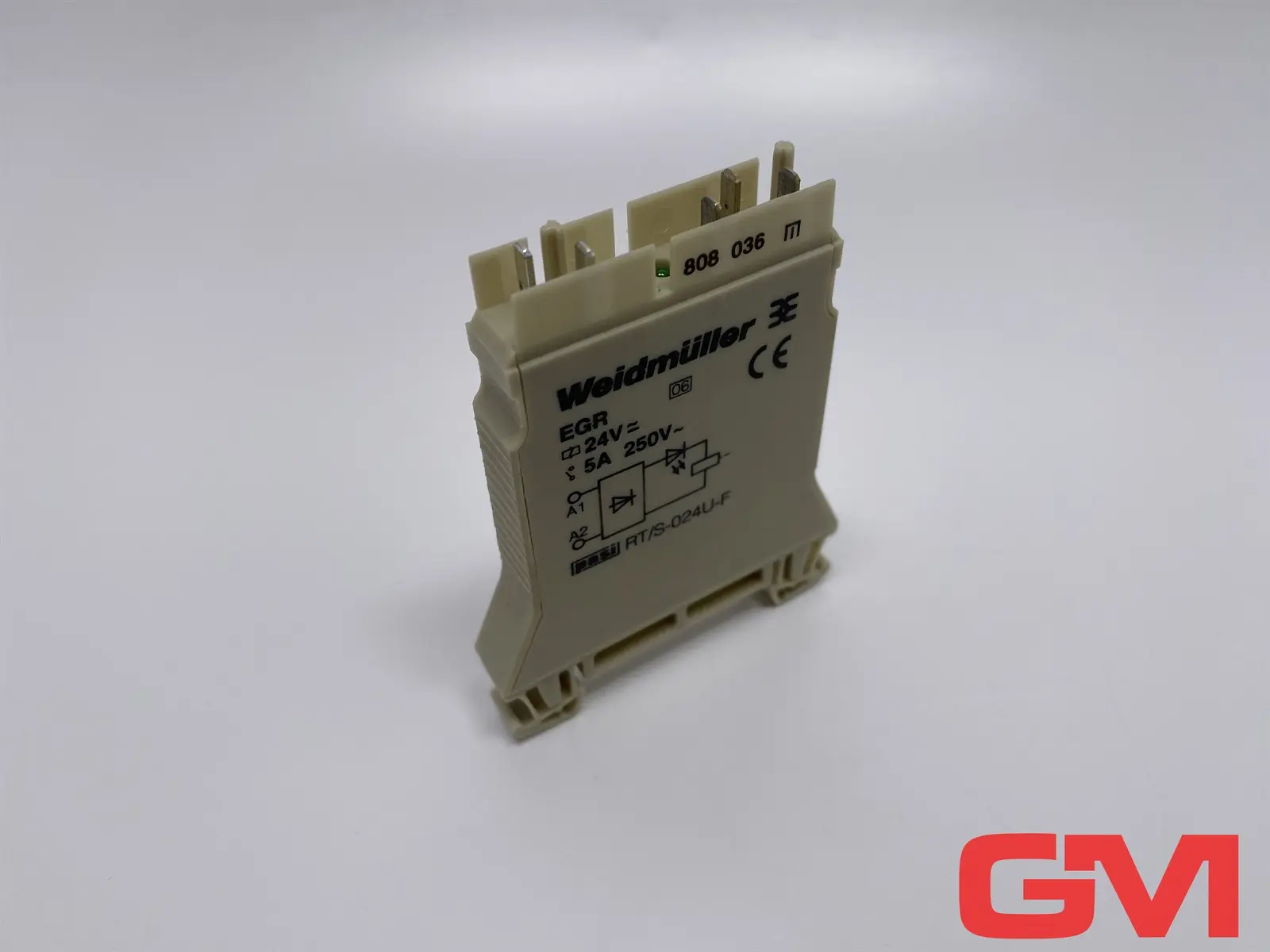 Produktfoto 1 von Weidmüller Relaiskoppler EGR RT/S-024U-F coupling relay 808036 24VDC Relais