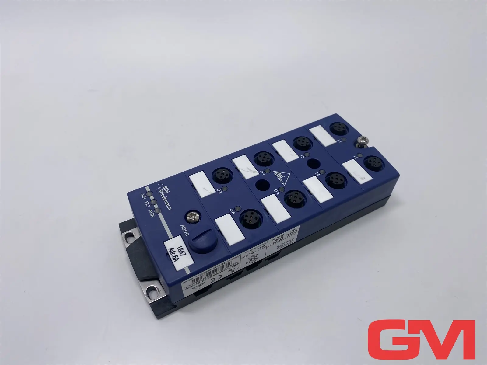 Produktfoto 1 von Bihl+Wiedemann AS-i Digitalmodul BWU2810 digital module 4I/4O 30V 8xM12-Buchsen