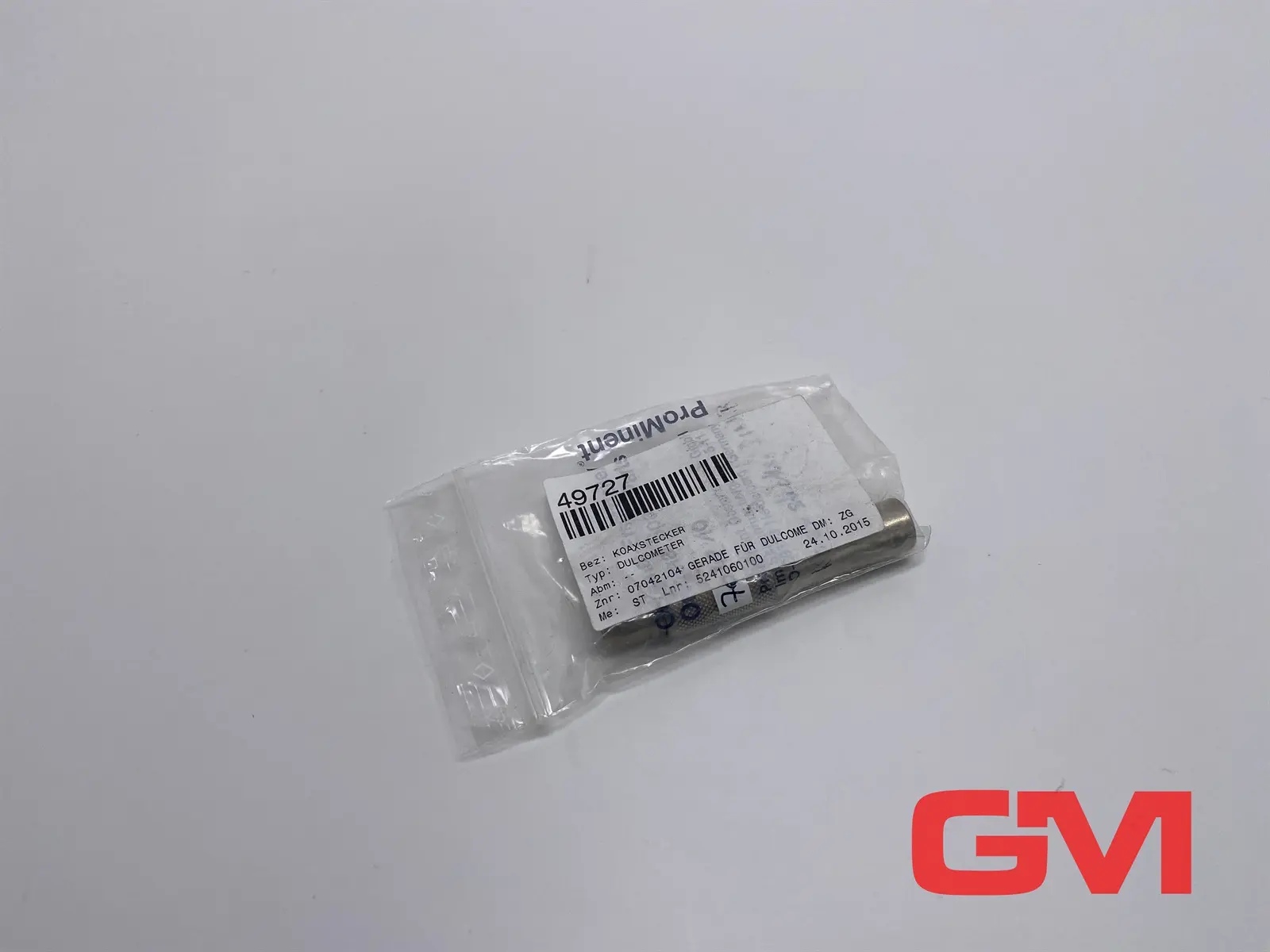 Produktfoto 1 von ProMinent Koaxstecker 07042104 Coaxial connector 704210 gerade für Dulcome DM