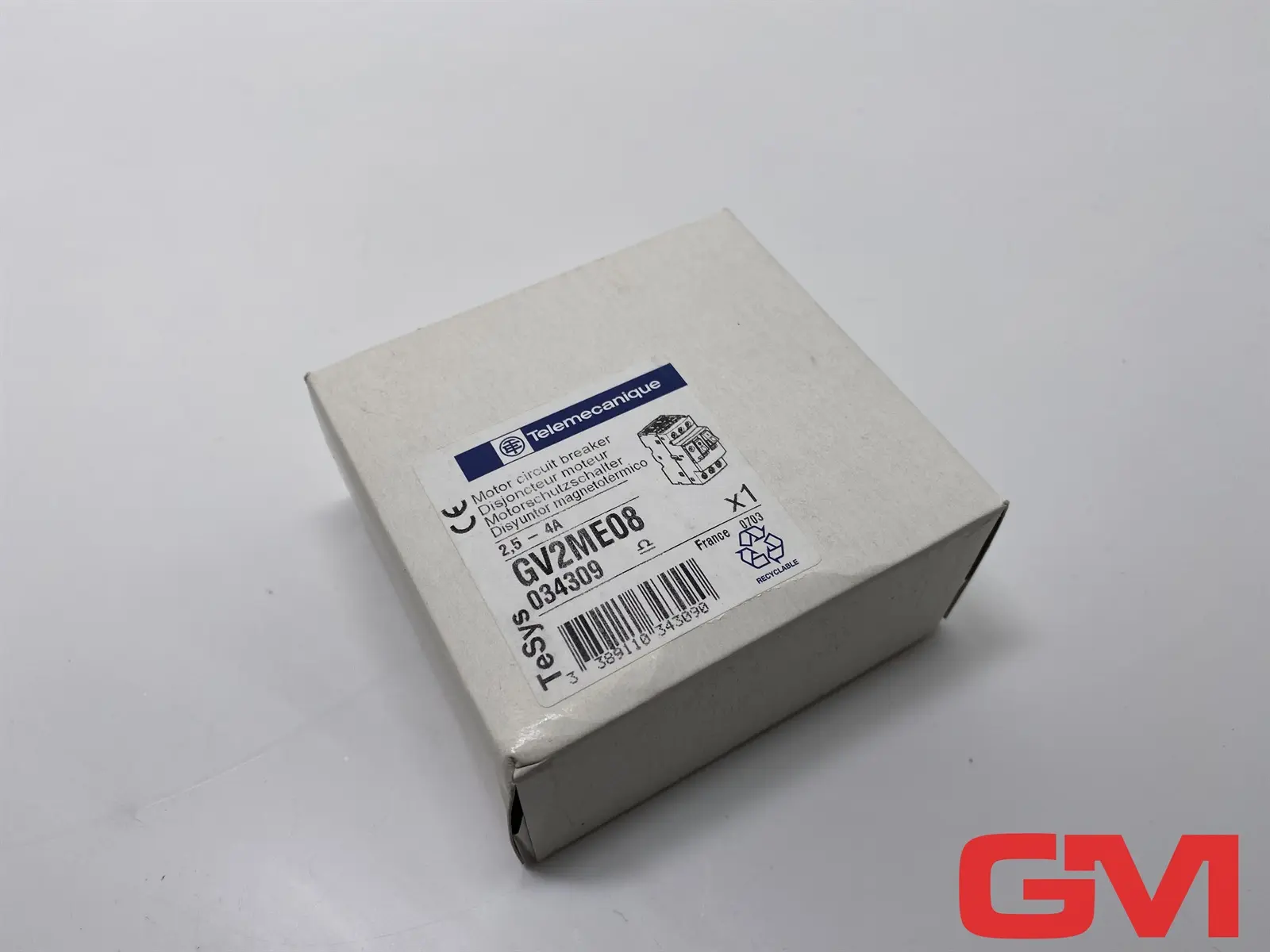 Produktfoto 1 von Telemecanique Motorschutzschalter GV2ME08 motor circuit breaker 2,5-4A 034309