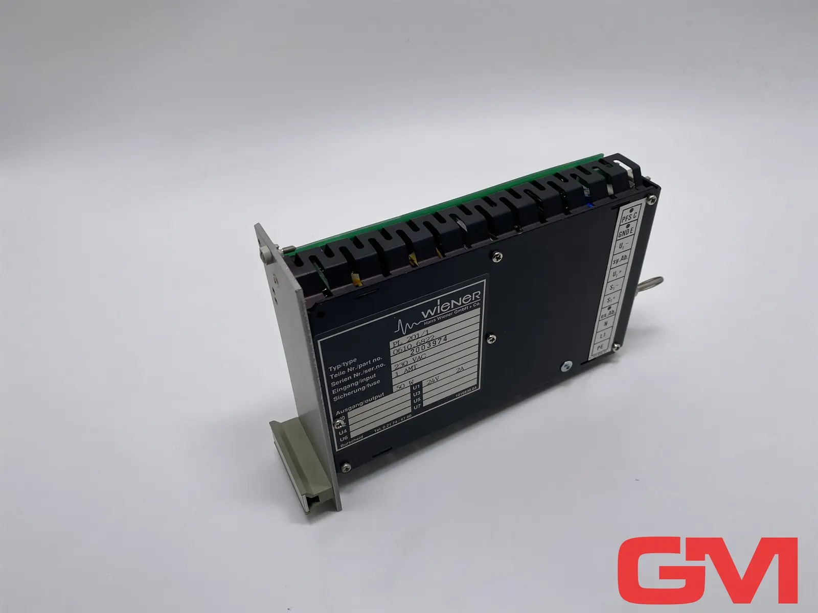 Produktfoto 1 von Wiener Stromversorgung PL 201/1 power supply 24V 2A 0610.6822 leicht beschädigt