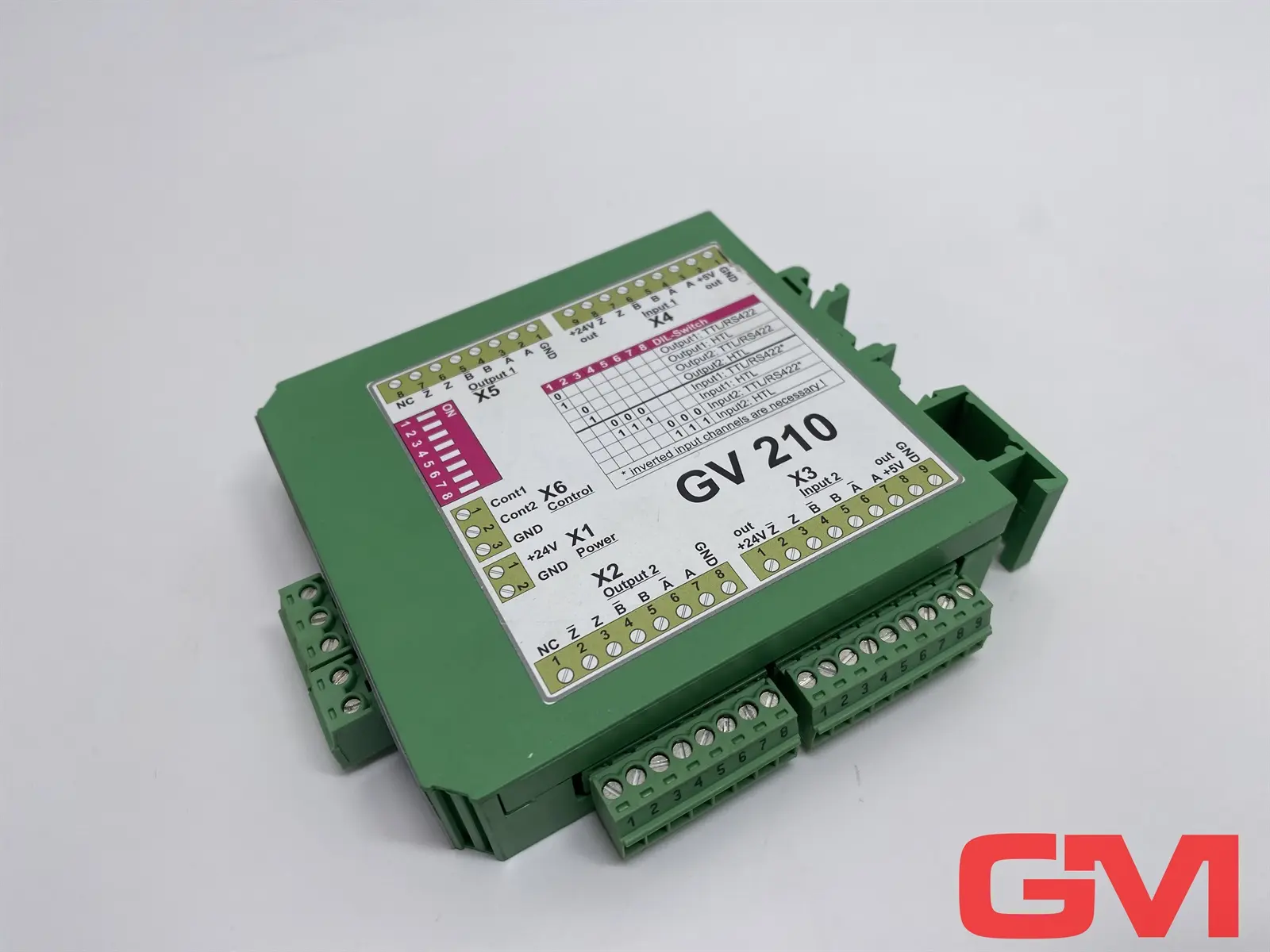 Produktfoto 1 von MKS Zweifach-Pegelumsetzer GV210 Dual Level Converter 24VDC HTL RS422 / TTL