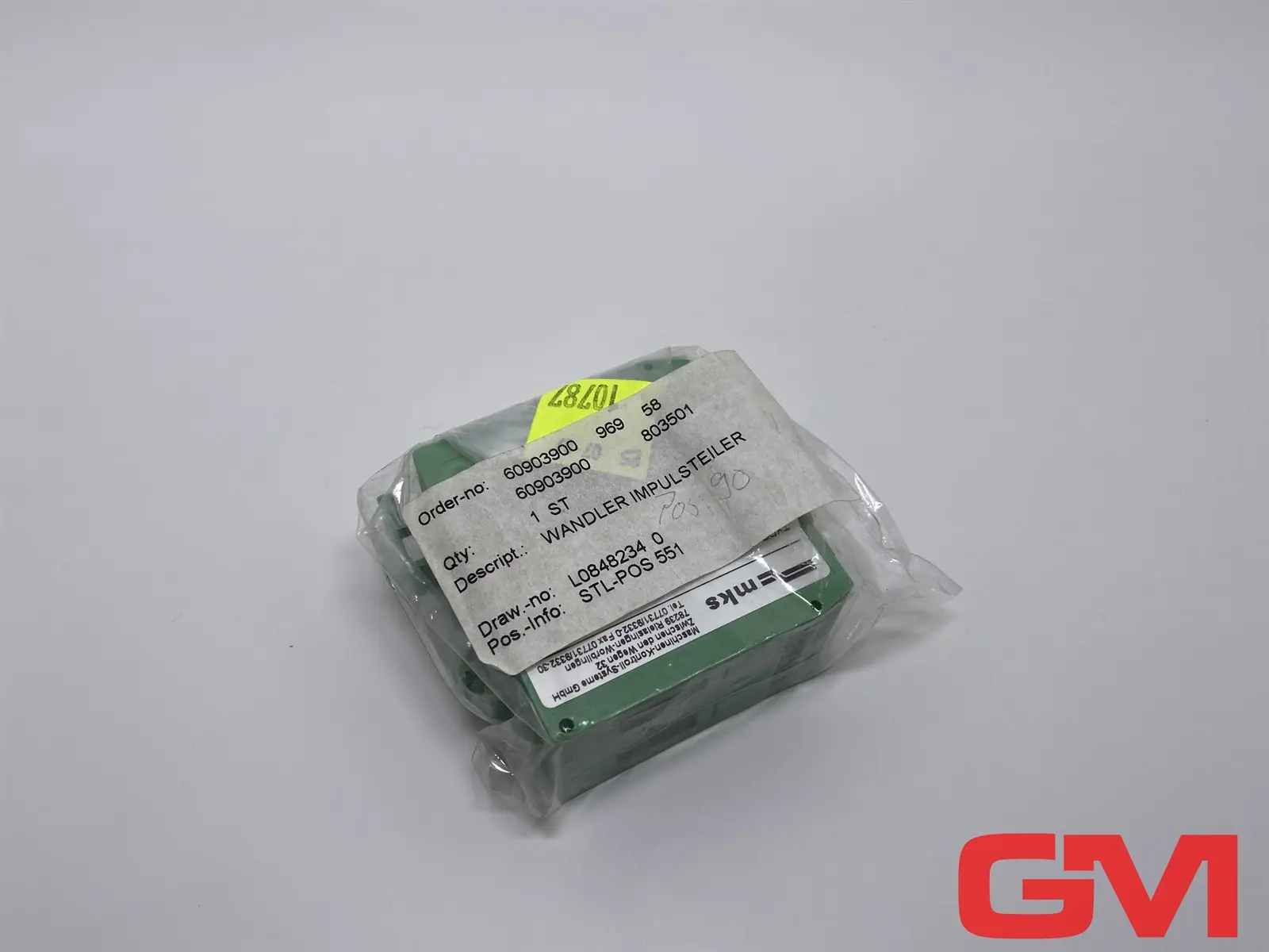 Produktfoto 1 von MKS Wandler Impulseteiler IT 251 pulse divider converter Software IT25104P
