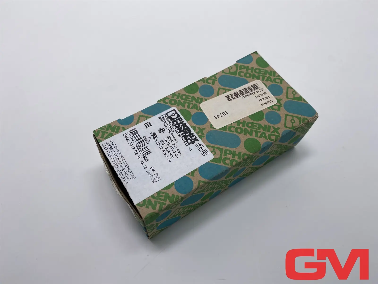 Produktfoto 1 von VE 50x Phoenix Contact Stecker SP 2,5/ 1 connector plug 500V 24A 3040258