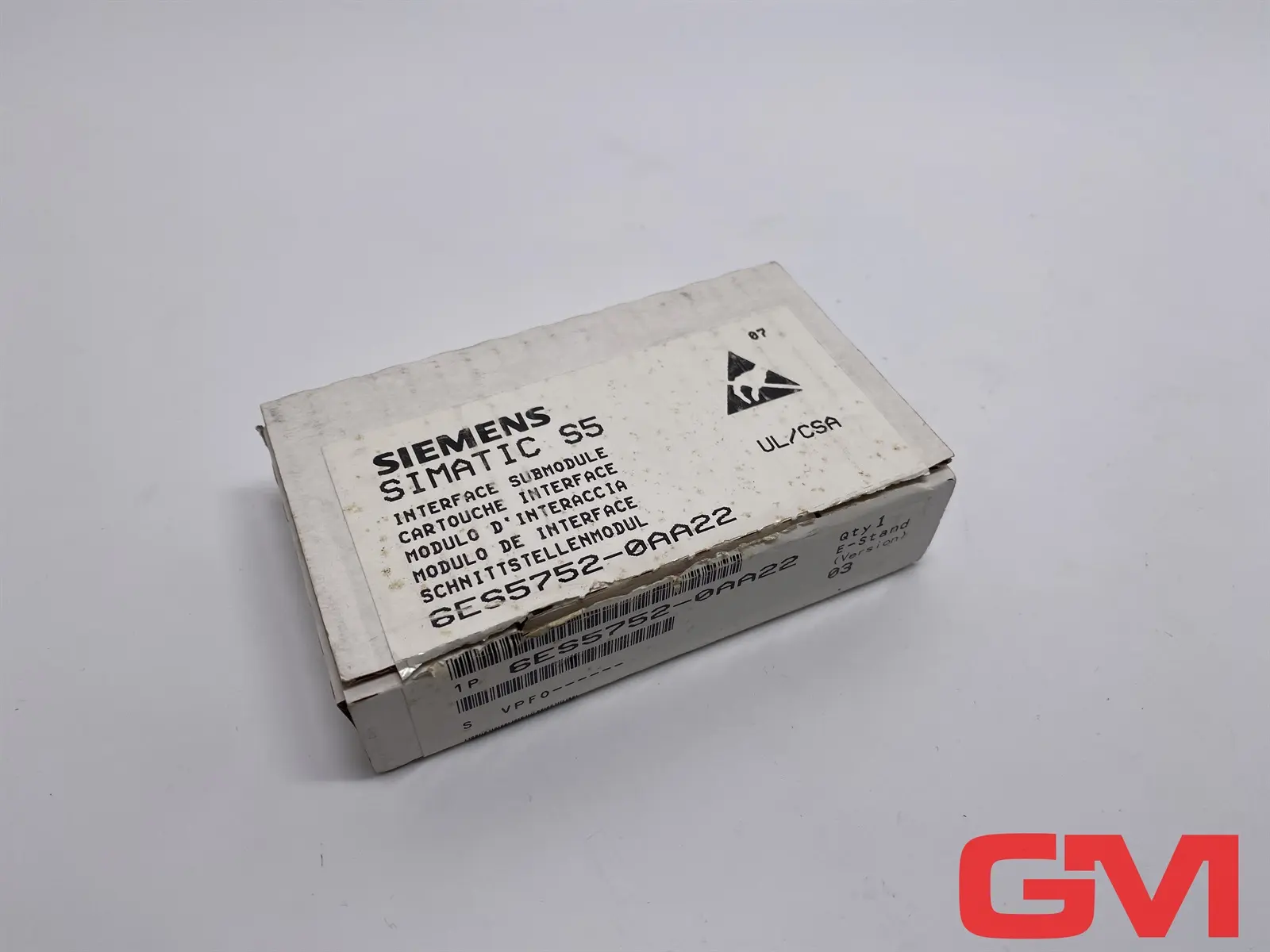 Produktfoto 1 von Siemens Schnittstellenmodul 6ES5 752-0AA22 interface module E-St. 03 Simatic S5
