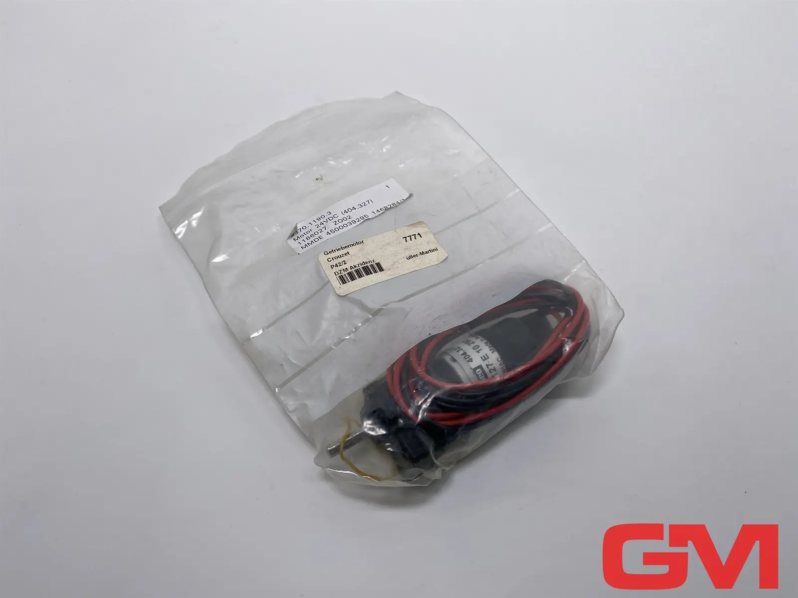 Produktfoto 1 von Nidec Bürsten-Getriebemotor 127E10290 gear motor 24VDC 404.327 0370.1190.3