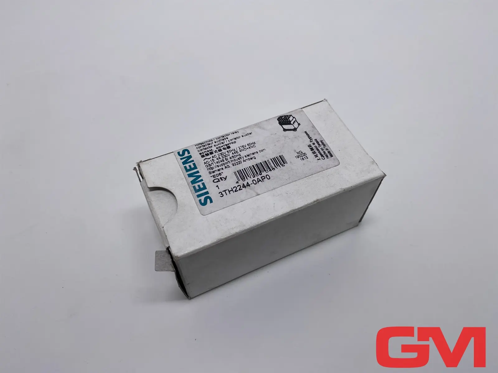 Produktfoto 1 von Siemens Hilfsschütz 3TH2244-0AP0 power contactor 230V 50Hz 276V 60Hz 4NO+4NC