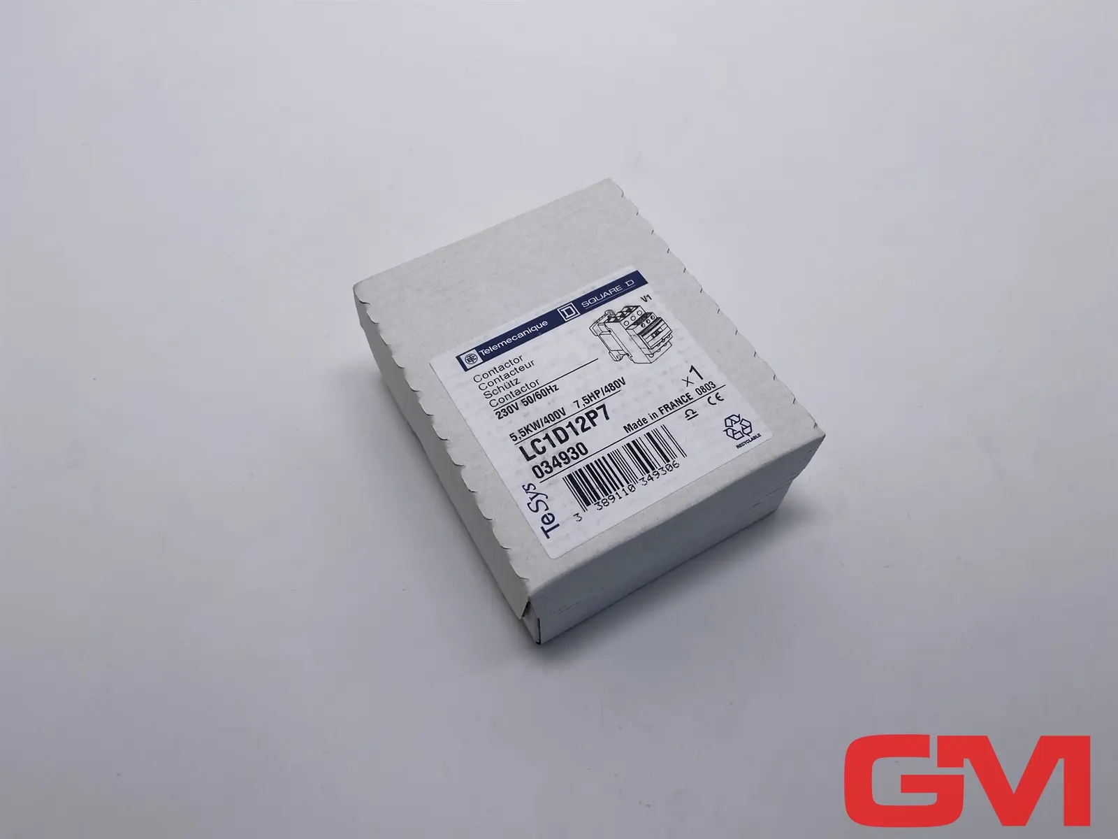 Produktfoto 1 von Telemecanique Leistungsschütz LC1D12P7 power contactor 230V 1NO+1NC 034930