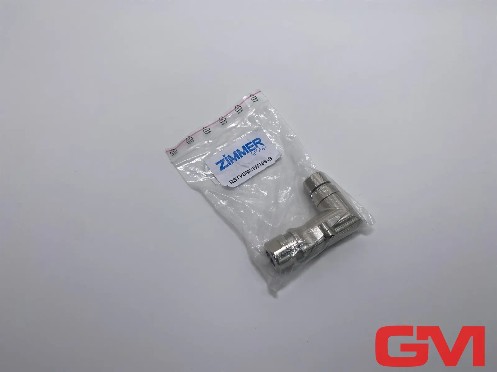 Produktfoto 1 von Zimmer Rundsteckverbinder RSTVSM23W19S-B rpund plug M23 Winkel 19-polig