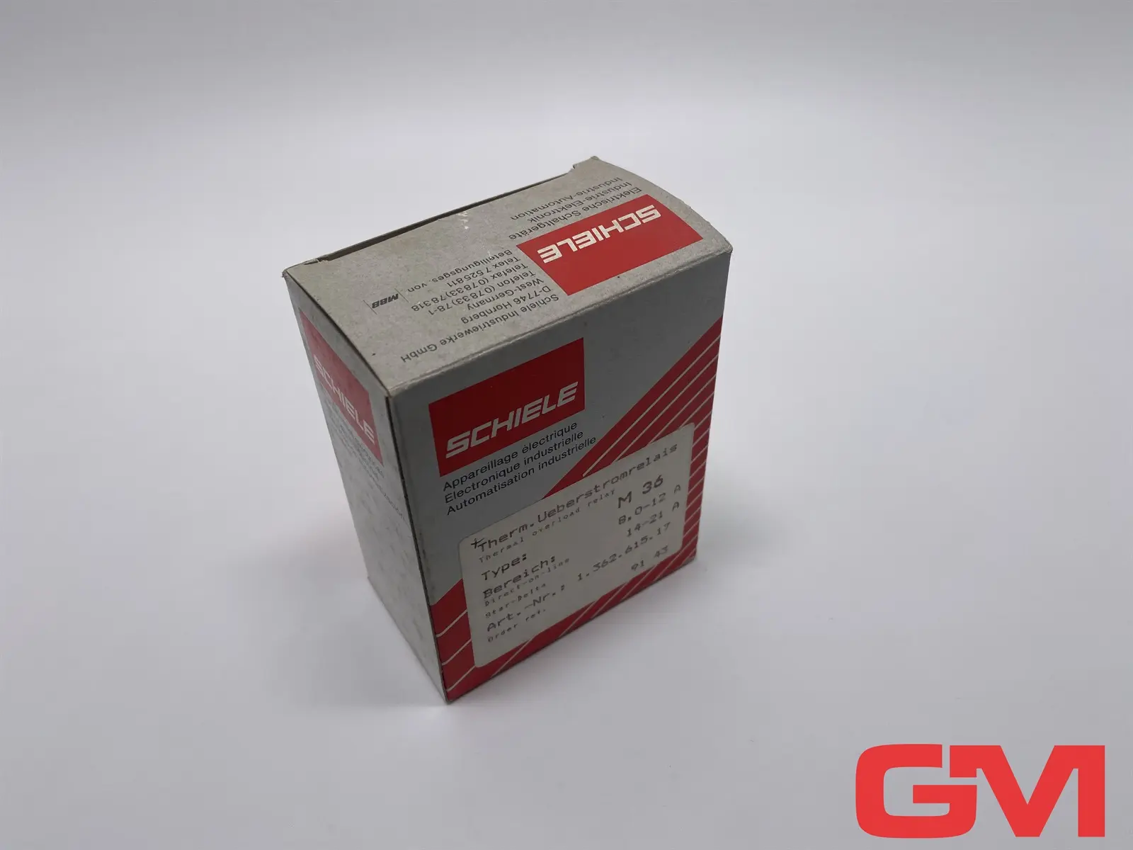 Produktfoto 1 von Schiele Thermisches Überstromrelais M36 8,0-12A overload relay 1.362.615.17