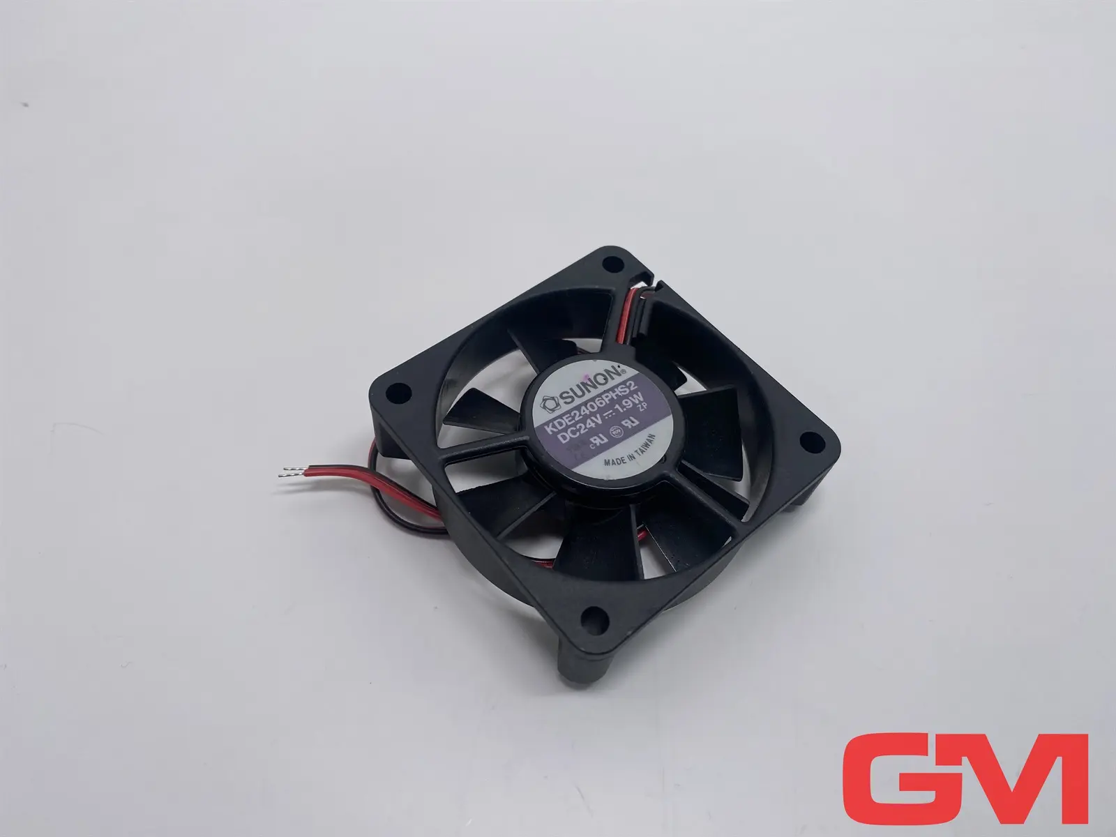 Produktfoto 1 von Sunon Axiallüfter KDE2406PHS2 axial fan DC24V 1,9W 60x60mm Rohraxial Lüfter