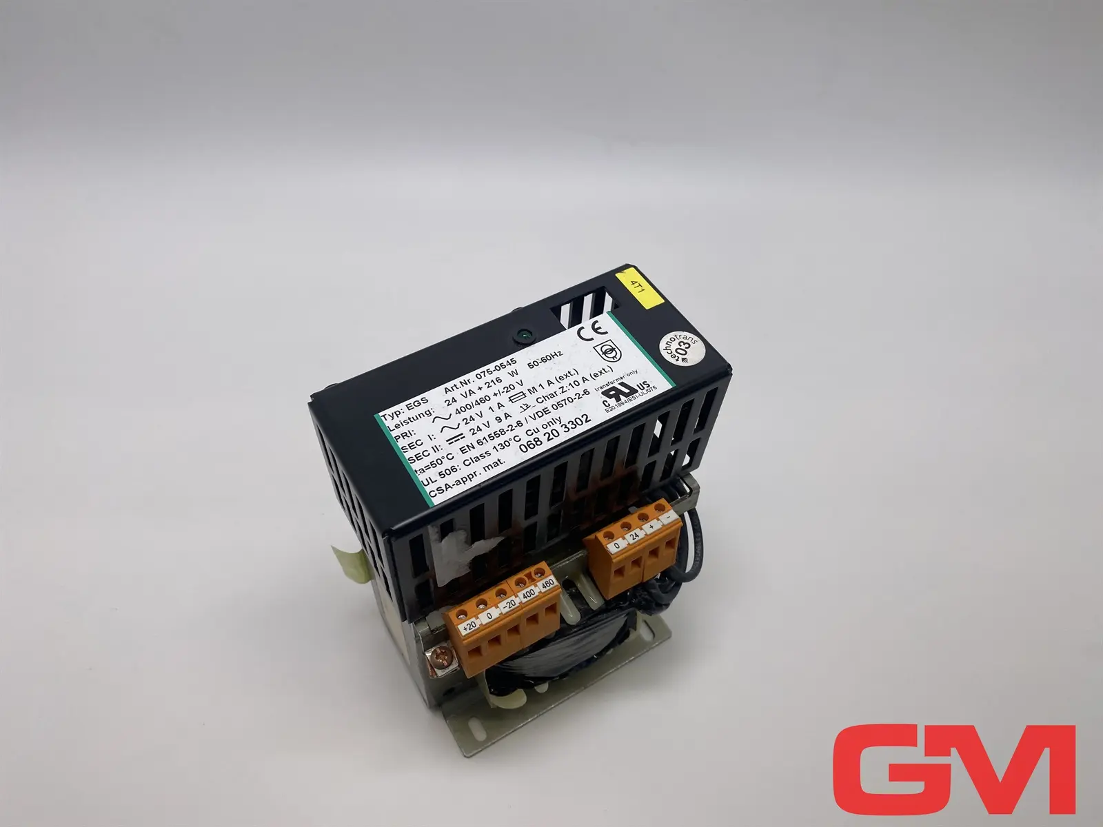 Produktfoto 1 von technotrans Netzgerät EGS 075-0545 transformer 24VA 216W Pri. 40/460V Sec. 24V