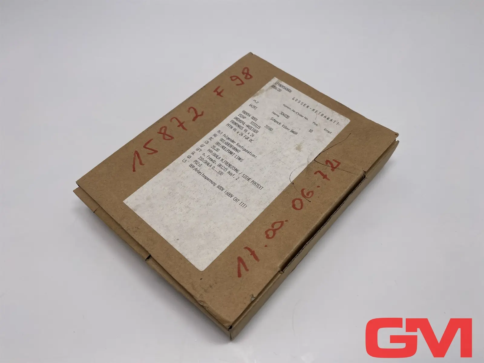 Produktfoto 1 von Gossen Metrawatt Schenck VIBROCONTROL Drehspul-Anzeiger PFFN 96x24 DC indicator