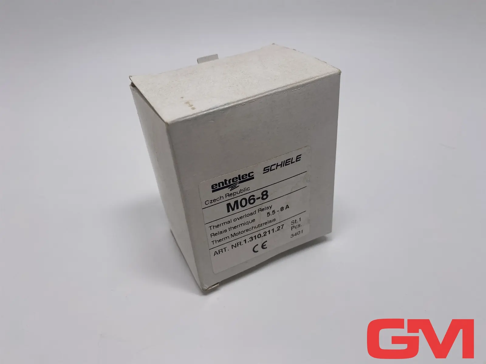 Produktfoto 1 von Entrelec Schiele Motorschutzrelais M06-8 overload relay 5,5-8A 1.310.211.27