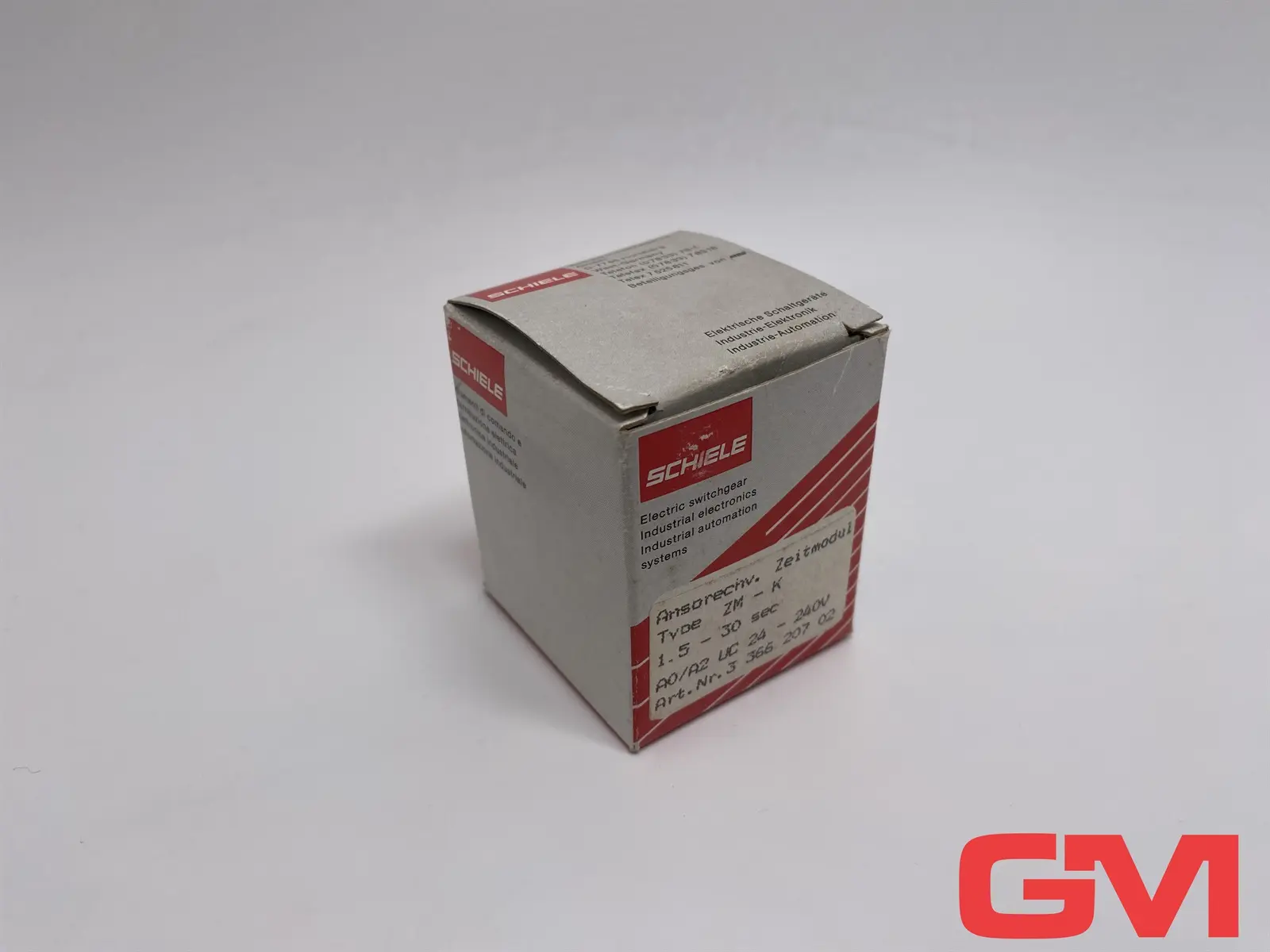 Produktfoto 1 von Schiele Zeitrelais ZM-K time relay 1,5-30sec 24-240V 3 366 207 02 336620702