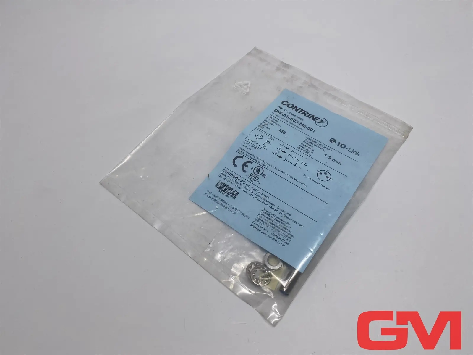 Produktfoto 1 von Contrinex Näherungsschalter DW-AS-603-M8-001 proximity switch 320520036