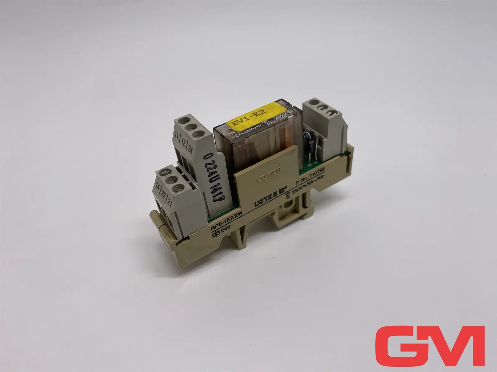 Produktfoto 1 von Lütze Relaisbaustein RPE-1E2/2W 24V DC relay module 710755 leicht beschädigt