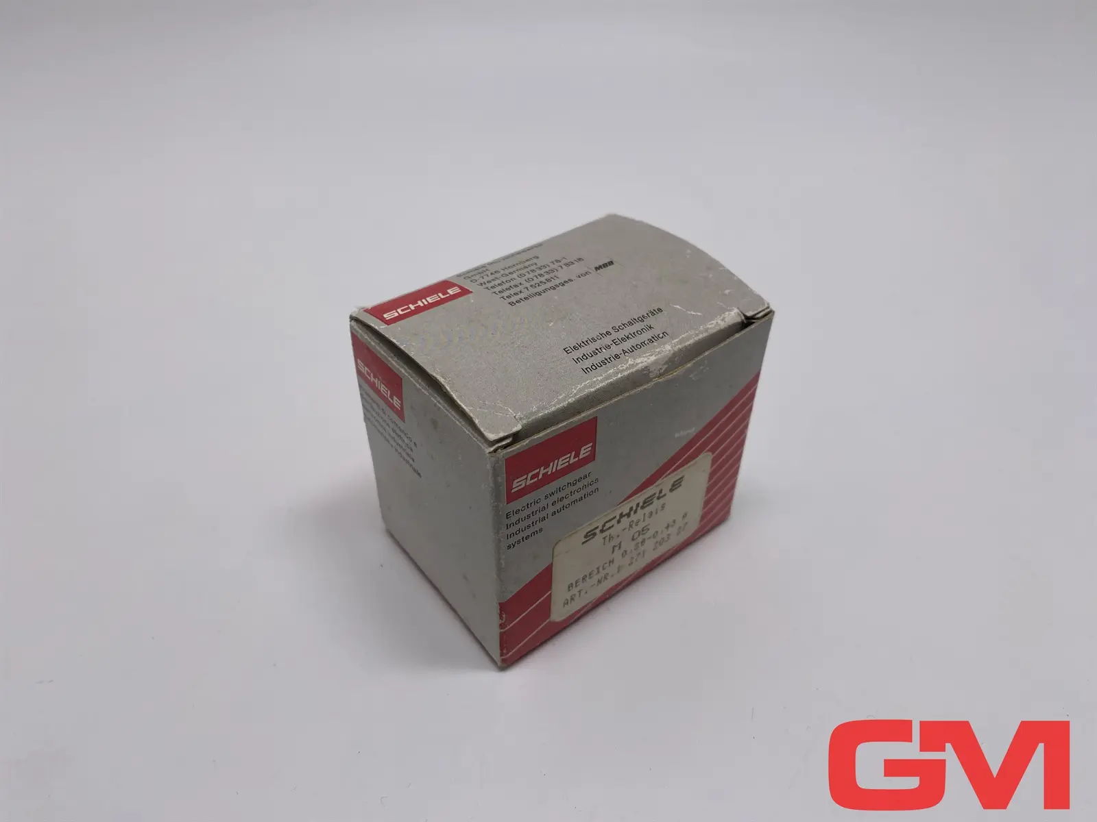 Produktfoto 1 von Schiele Überlastschutzrelais M05 thermal overload relay 0,28-0,43A 127120327
