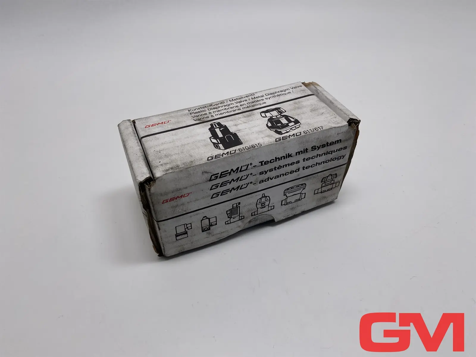 Produktfoto 1 von Gemü Kunststoff-Membranventil 610 12D211411/N plastic diaphragm valve 88061817