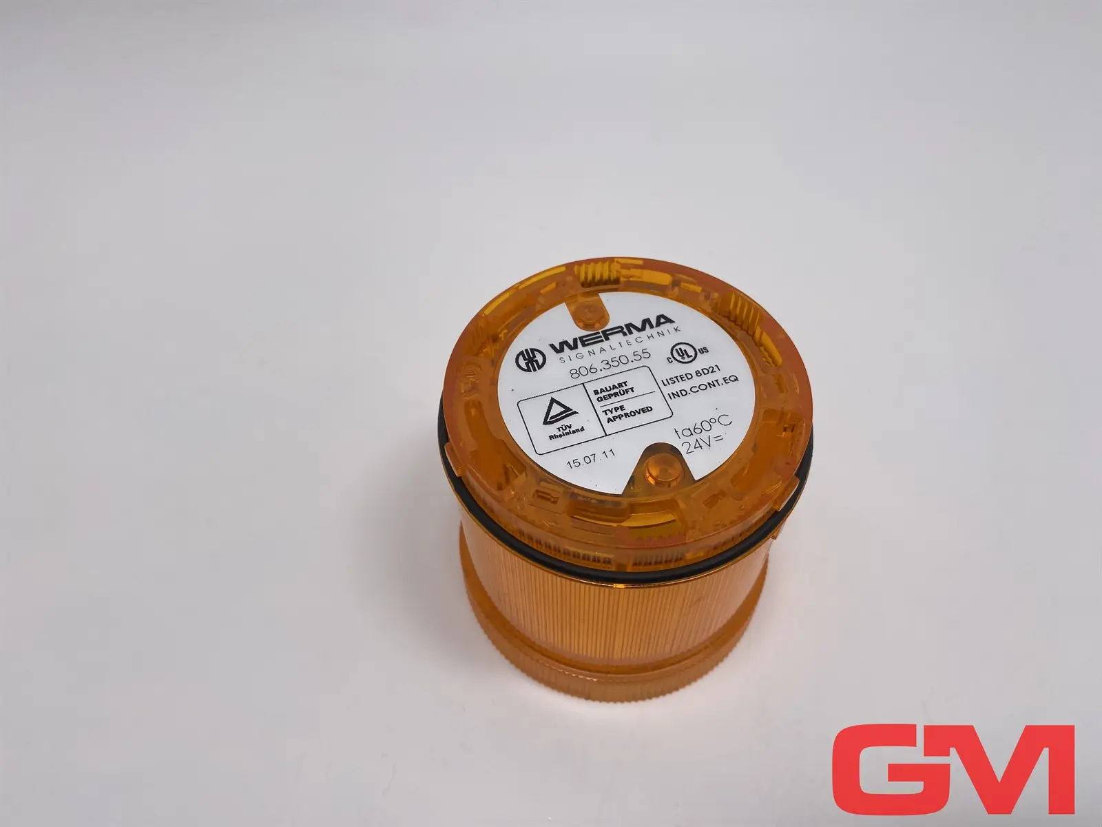Produktfoto 1 von Werma LED-Leuchte überwachbar BWM 24VDC YE Monit. LED Beacon 806.350.55