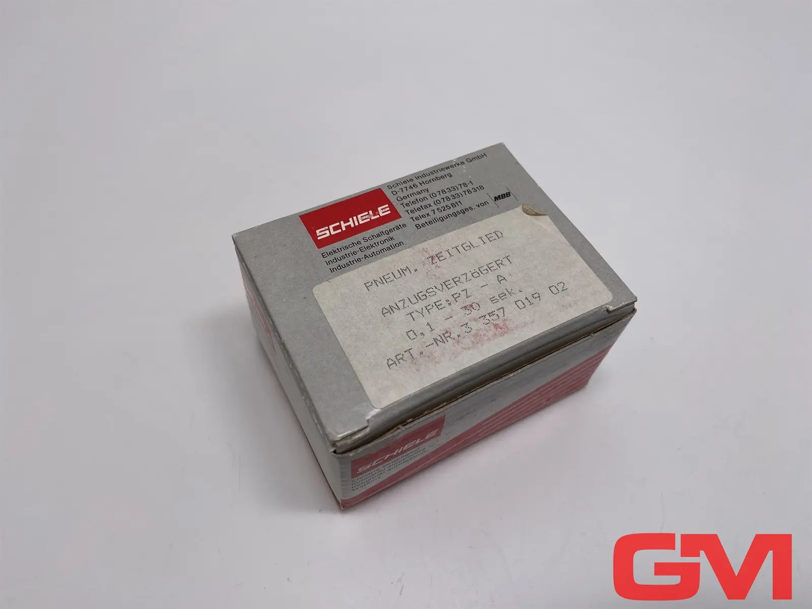 Produktfoto 1 von Schiele Pneumatisches Zeitglied PZ-a time element 0,1-30 sek. 335701902