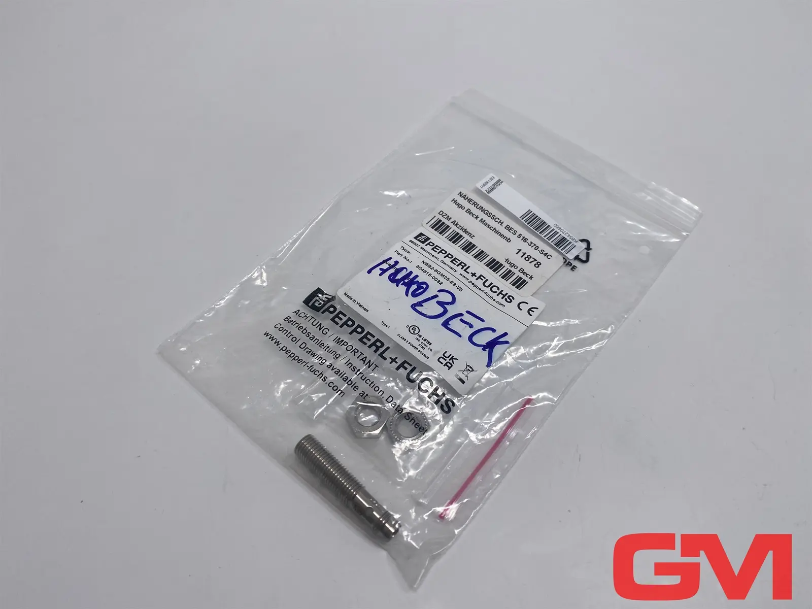 Produktfoto 1 von Pepperl + Fuchs Induktiver Sensor NBB2-8GM25-E3-V3 inductive sensor 304615-0032