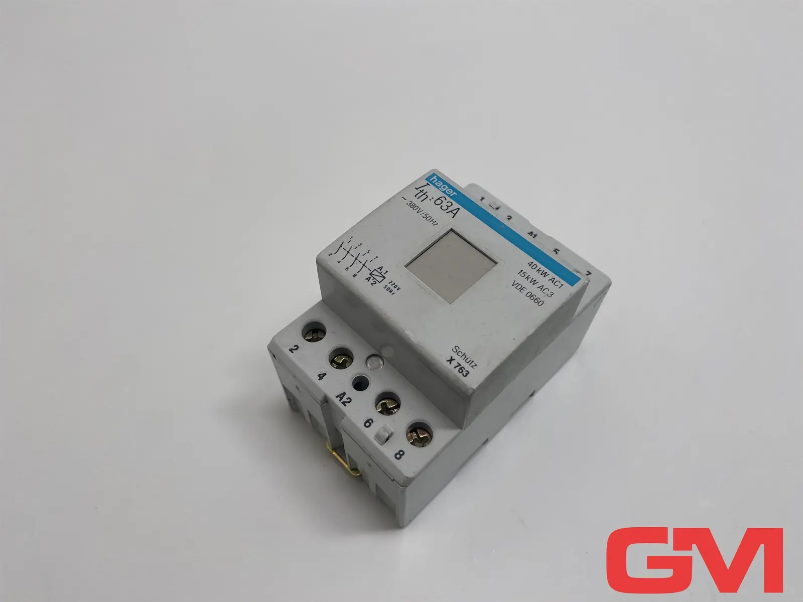 Produktfoto 1 von Hager Schütz X763 contactor relay 63A 380V AC/50Hz Schützrelais