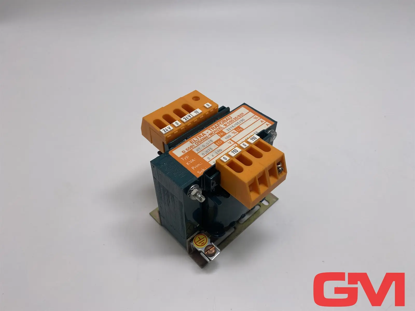 Produktfoto 1 von Eltra Transformator NT 0,075 transformer 0,075KVA Pri 2x110V Sek 24/10/24V