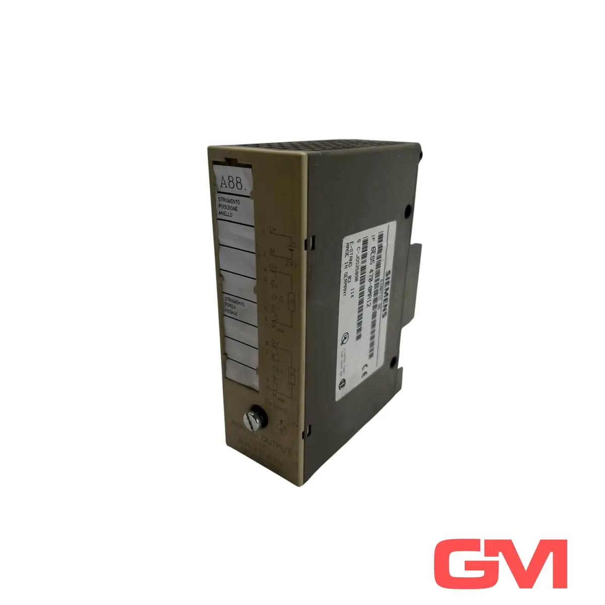 Produktfoto 1 von Siemens Analogausgabe 6ES5470-8MA12 analog output 470 Simatic S5 E-Stand 03