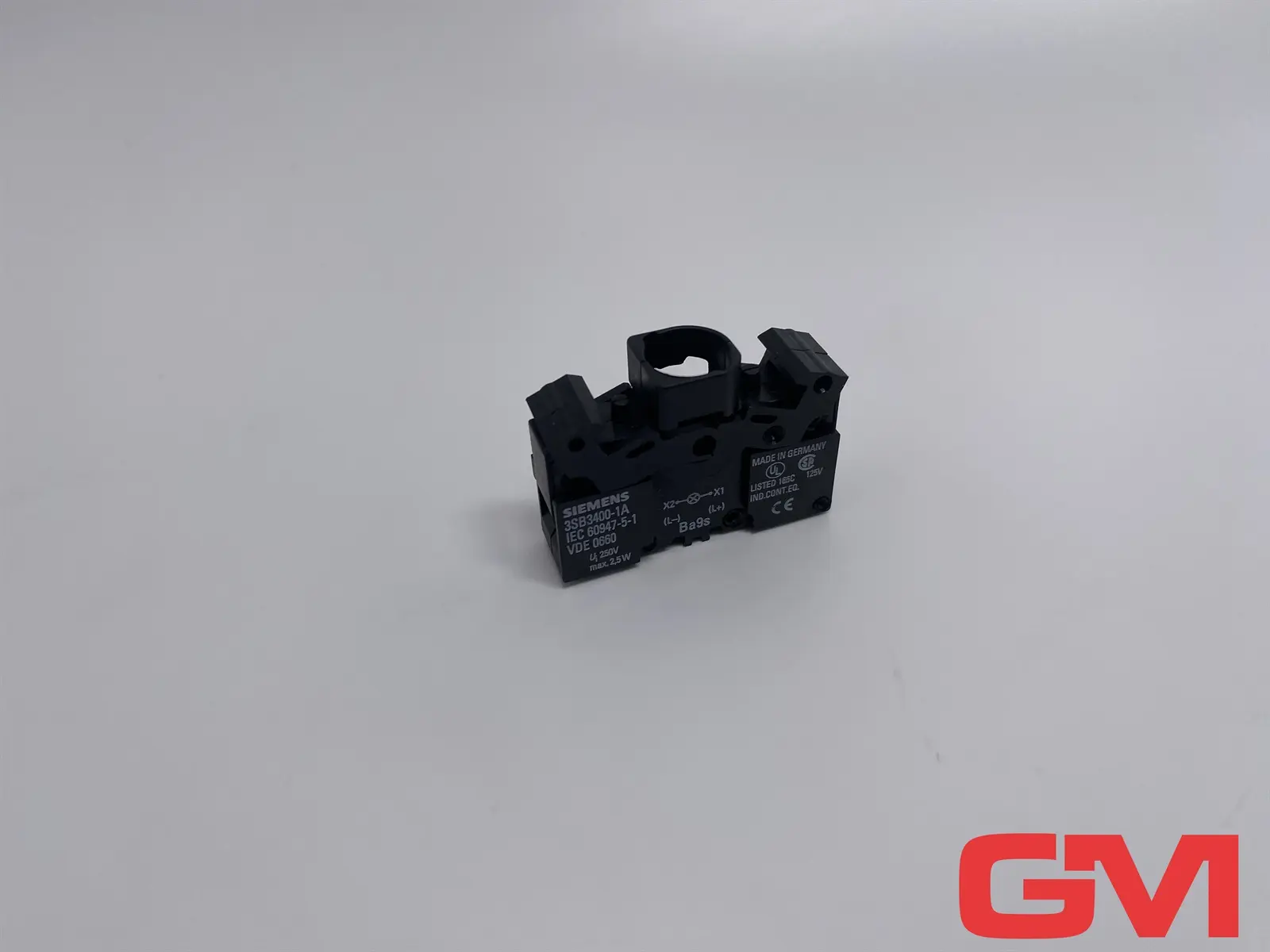 Produktfoto 1 von Siemens Lampenfassung 3SB3400-1A lamp holder BA9s 125V 250V 2,5W ohne Lampe