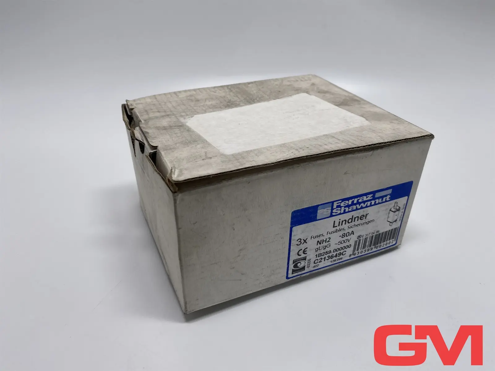 Produktfoto 1 von VE 3x Ferraz Shawmut Lindner Sicherung C213649C fuse 1B259.000000 NH2 80A