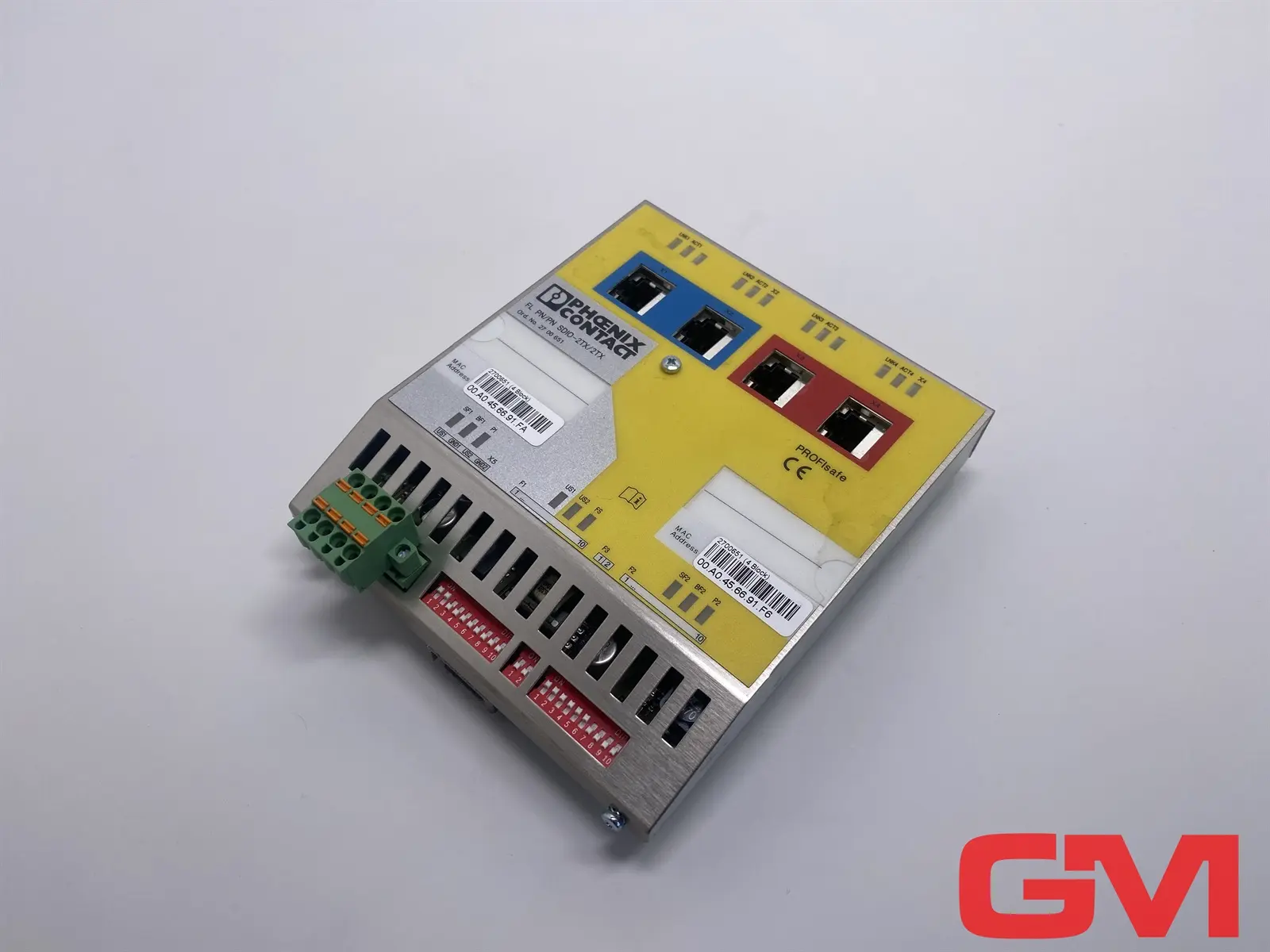 Produktfoto 1 von Phoenix Contact Sicherheits-Gateway FL PN/PN SDIO-2TX/2TX 2700651 Safety Gateway