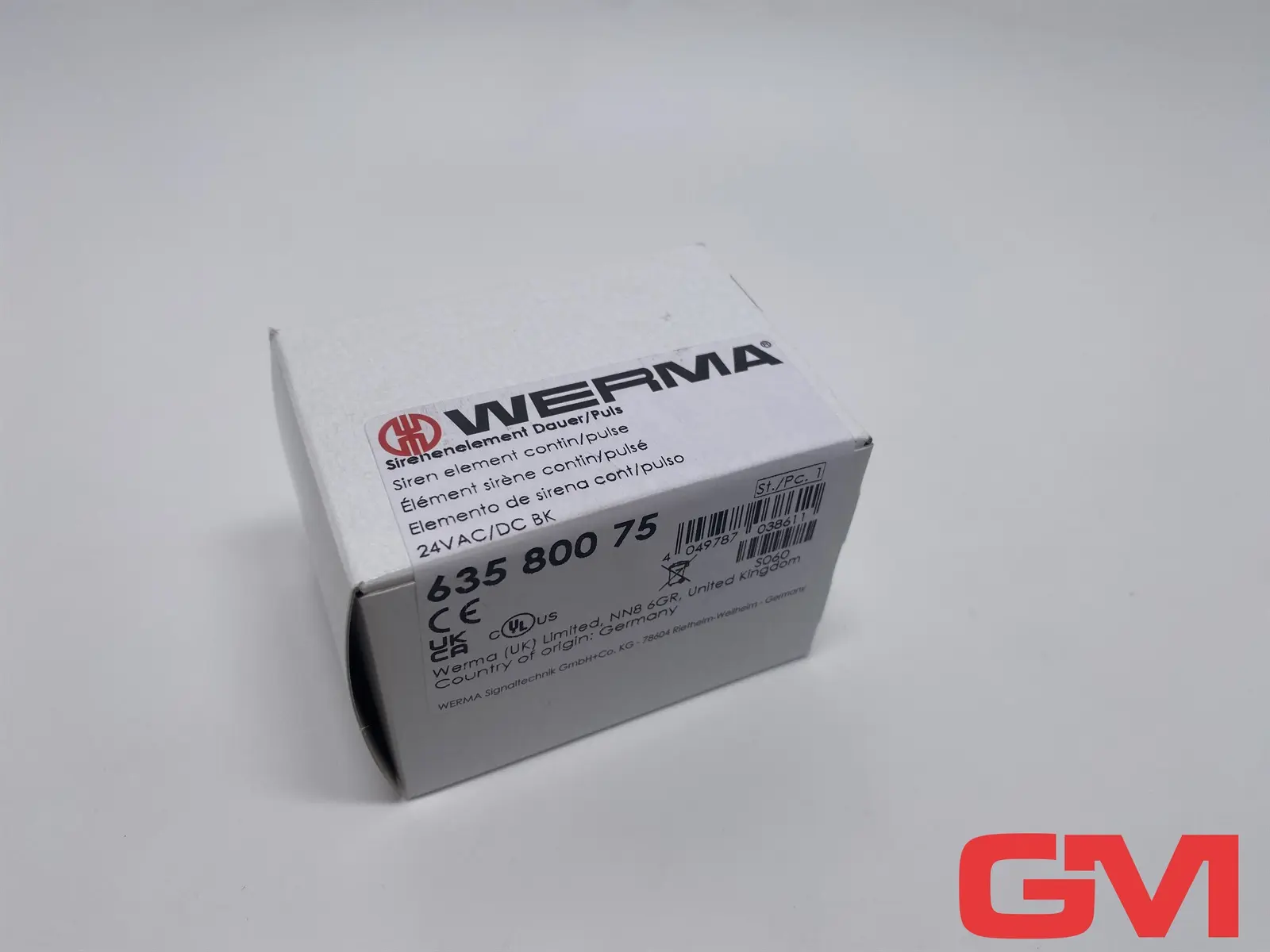 Produktfoto 1 von Werma Sirenenelement 63580075 Siren element 635.800.75 2-Ton-Sirene 85 dB