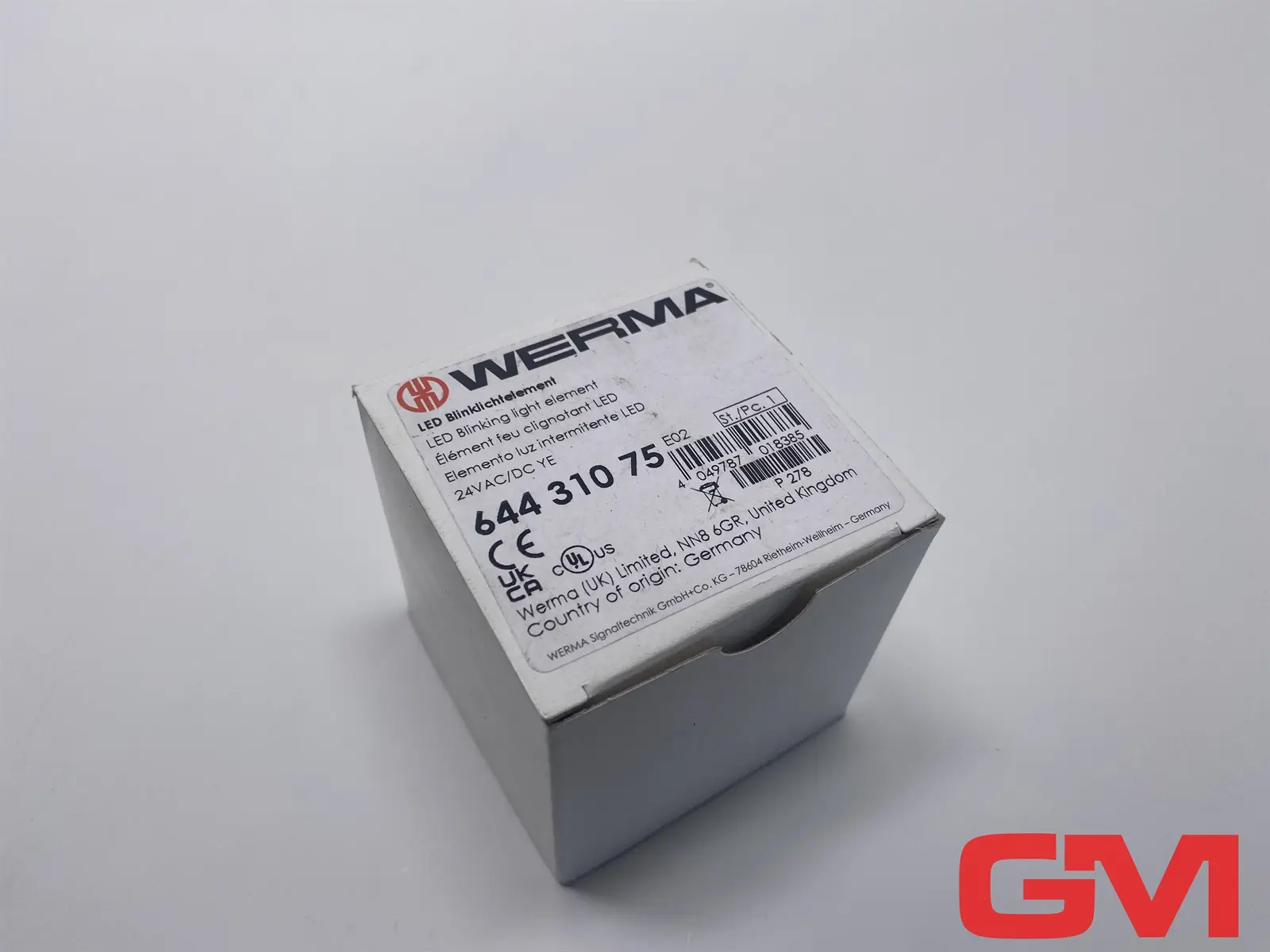 Produktfoto 1 von Werma LED Blinklichtelement 64431075 blinking element 24VAC/DC YE 644.310.75