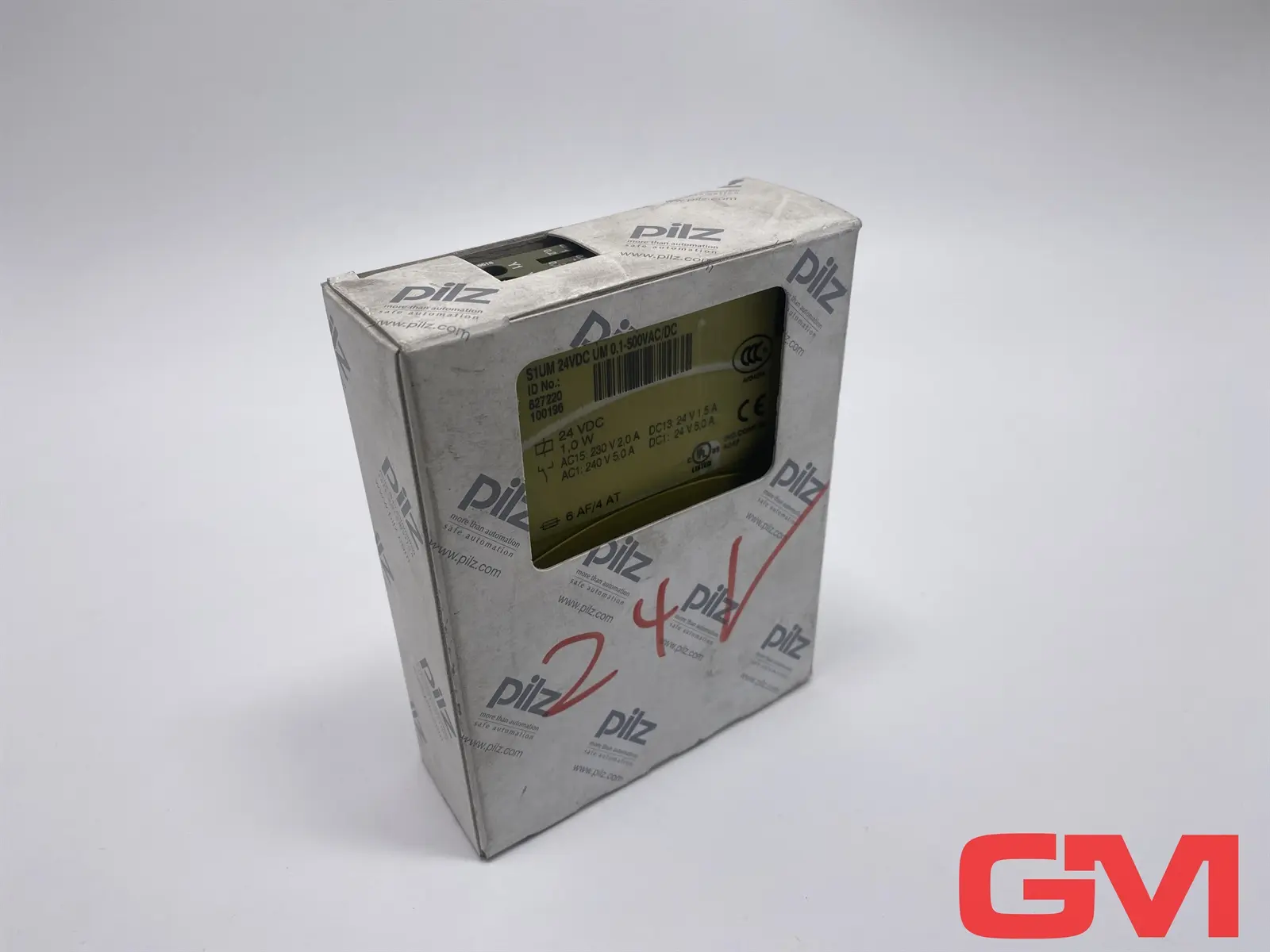 Produktfoto 1 von Pilz Spannungsüberwachungsrelais S1UM 24VDC UM 0.1-500VAC/DC safety relay 827220