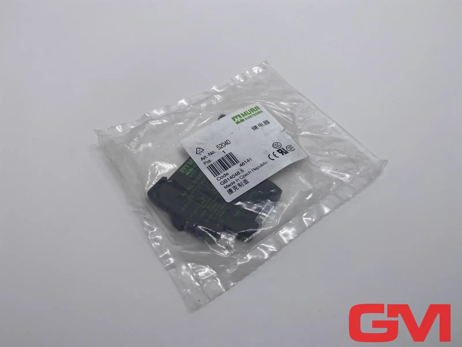 Produktfoto 1 von Murr Elektronik Ausgangsrelais MIRO 6,2 230V-1U output relay 52040 1 Wechsler