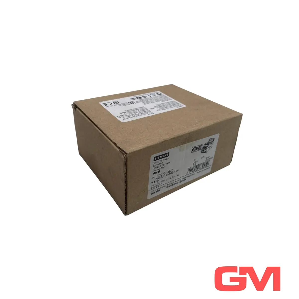 Produktfoto 1 von Siemens Schütz 3RT2025-1BB40 contactor 24V DC 1NO + 1NC Leistungsschütz
