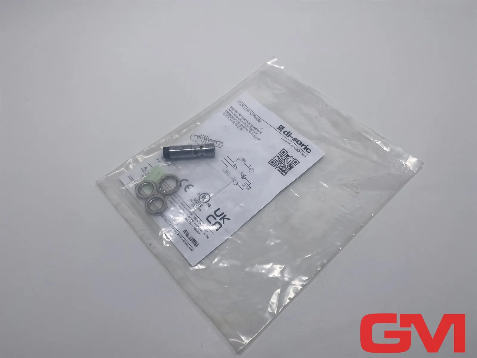 Produktfoto 1 von di-soric Näherungsschalter DCCK 12 M 10 PSK-IBSL proximity sensor 200469