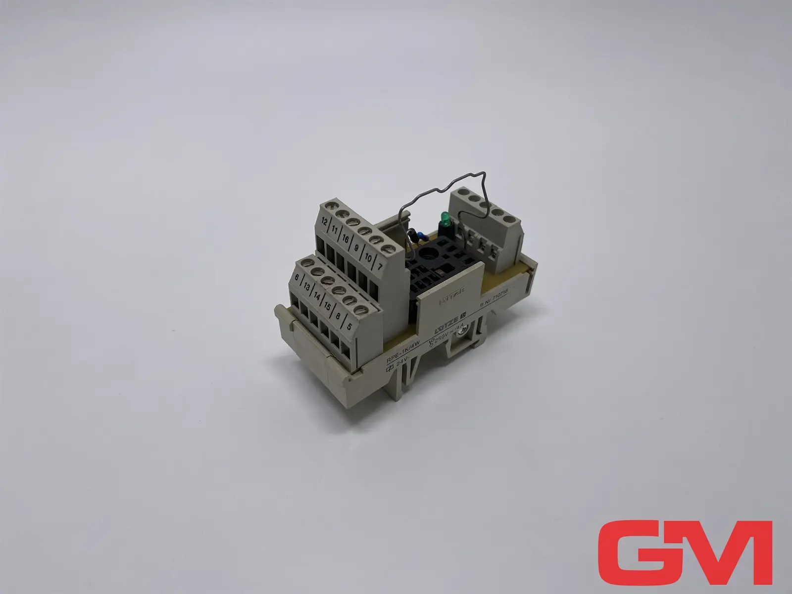 Produktfoto 1 von Lütze Relaissockel RPE-1K/4W relay socket 710718 24V 250V AC/DC 4A Relaisfassung