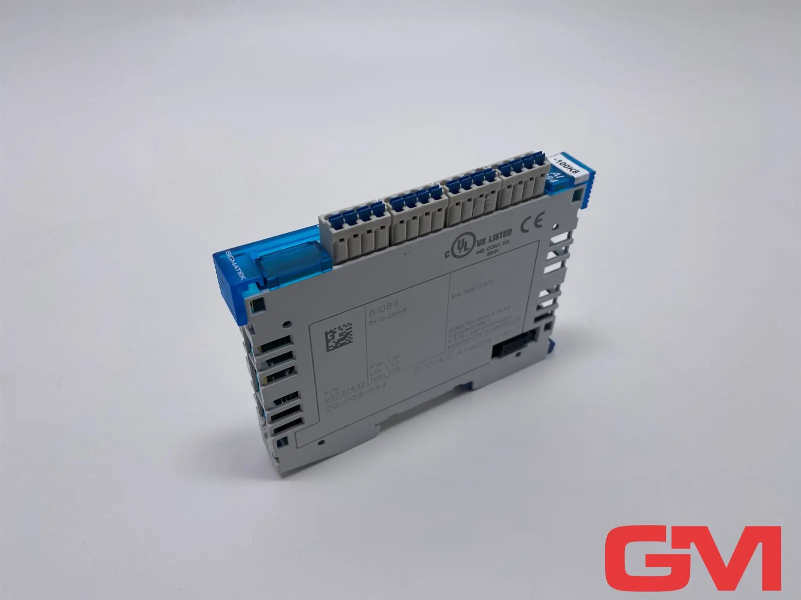 Produktfoto 1 von Sigmatek Analog Eingangsmodul AI 084 Analog input 20-009-084 FW: 1.10 LD: L1.2