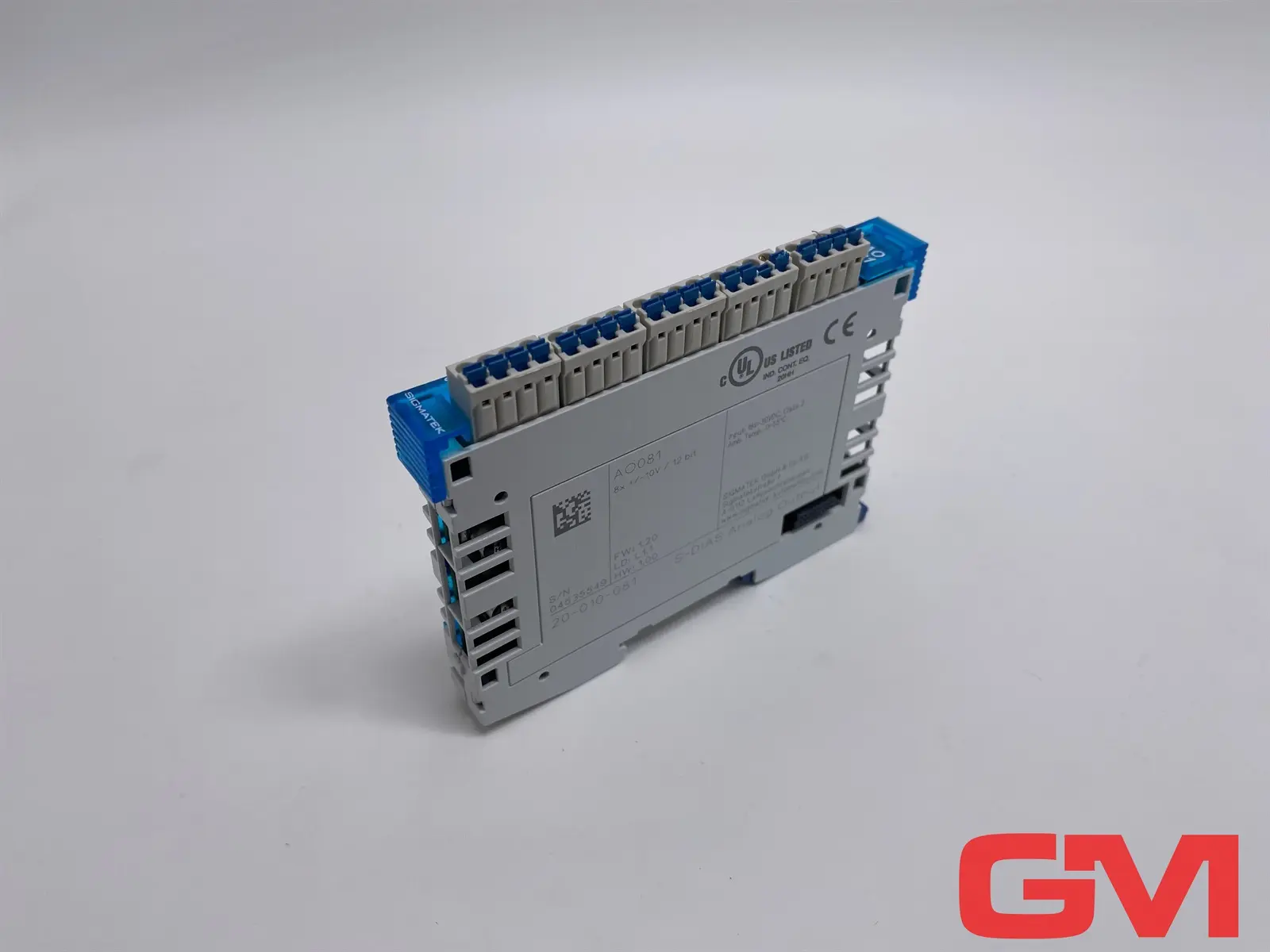 Produktfoto 1 von Sigmatek Ausgagsmodul Analog AO081 Analog Output 20-010-081 FW 1.20 LD L1.1