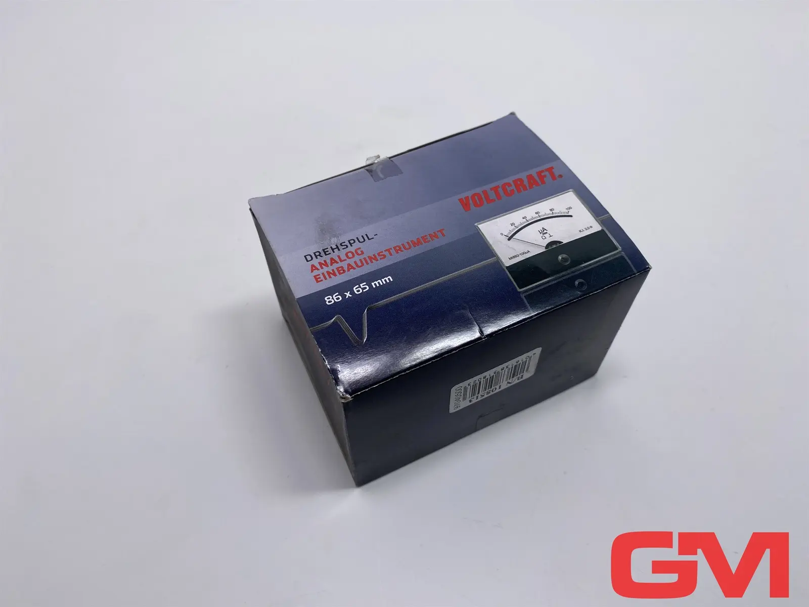 Produktfoto 1 von Voltcraft Drehspul-Analog Einbauinstrument MI860-1mA measuring device 86x65mm