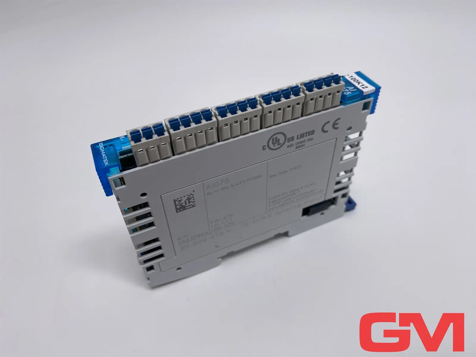Produktfoto 1 von Sigmatek Eingangsmodul Analog AI075 analog input 20-009-075 FW 2.10 LD L1.1