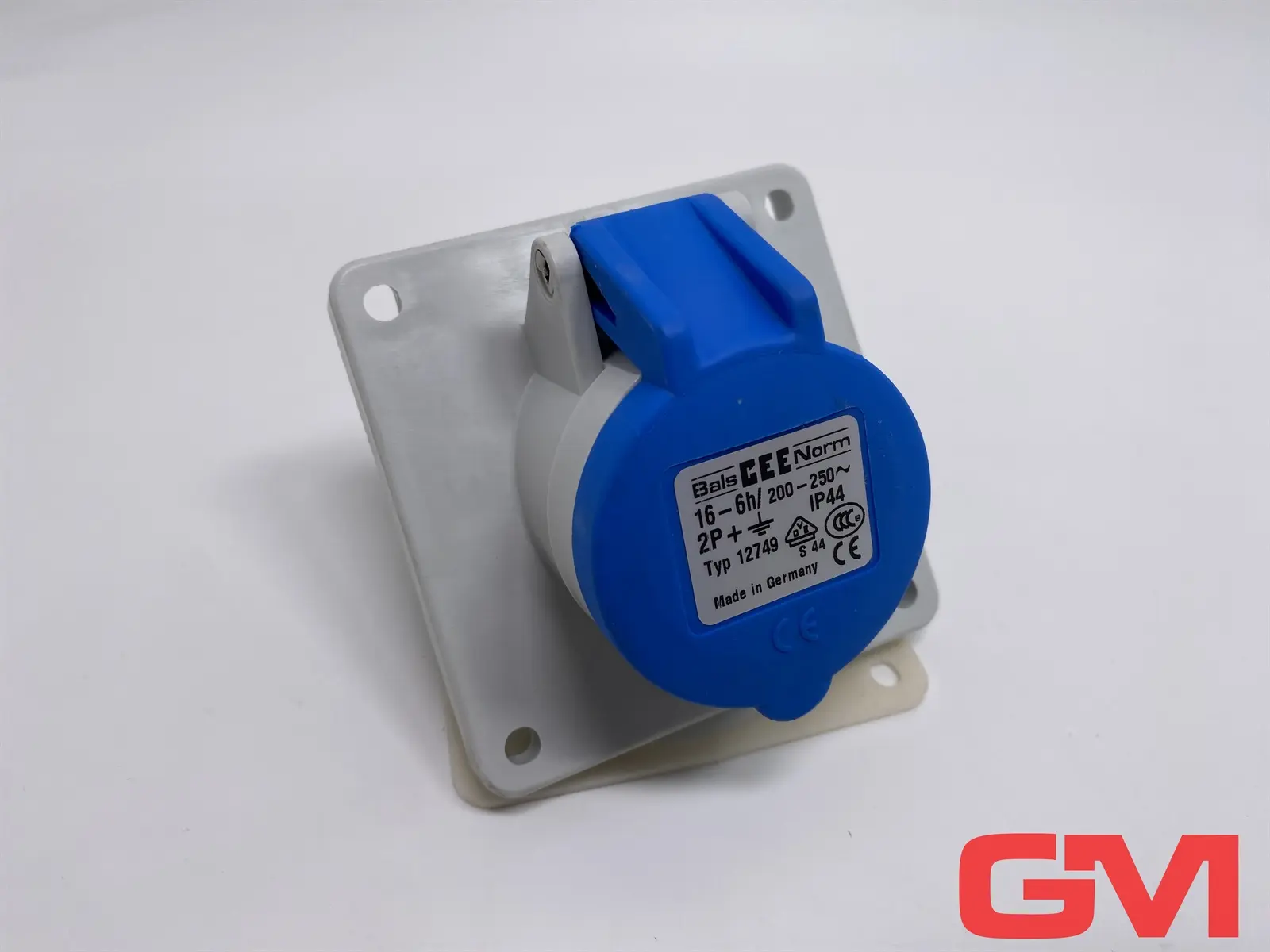 Produktfoto 1 von Bals Anbausteckdose Typ 12749 panel mounting socket outlet QUICK-CONNECT geneigt