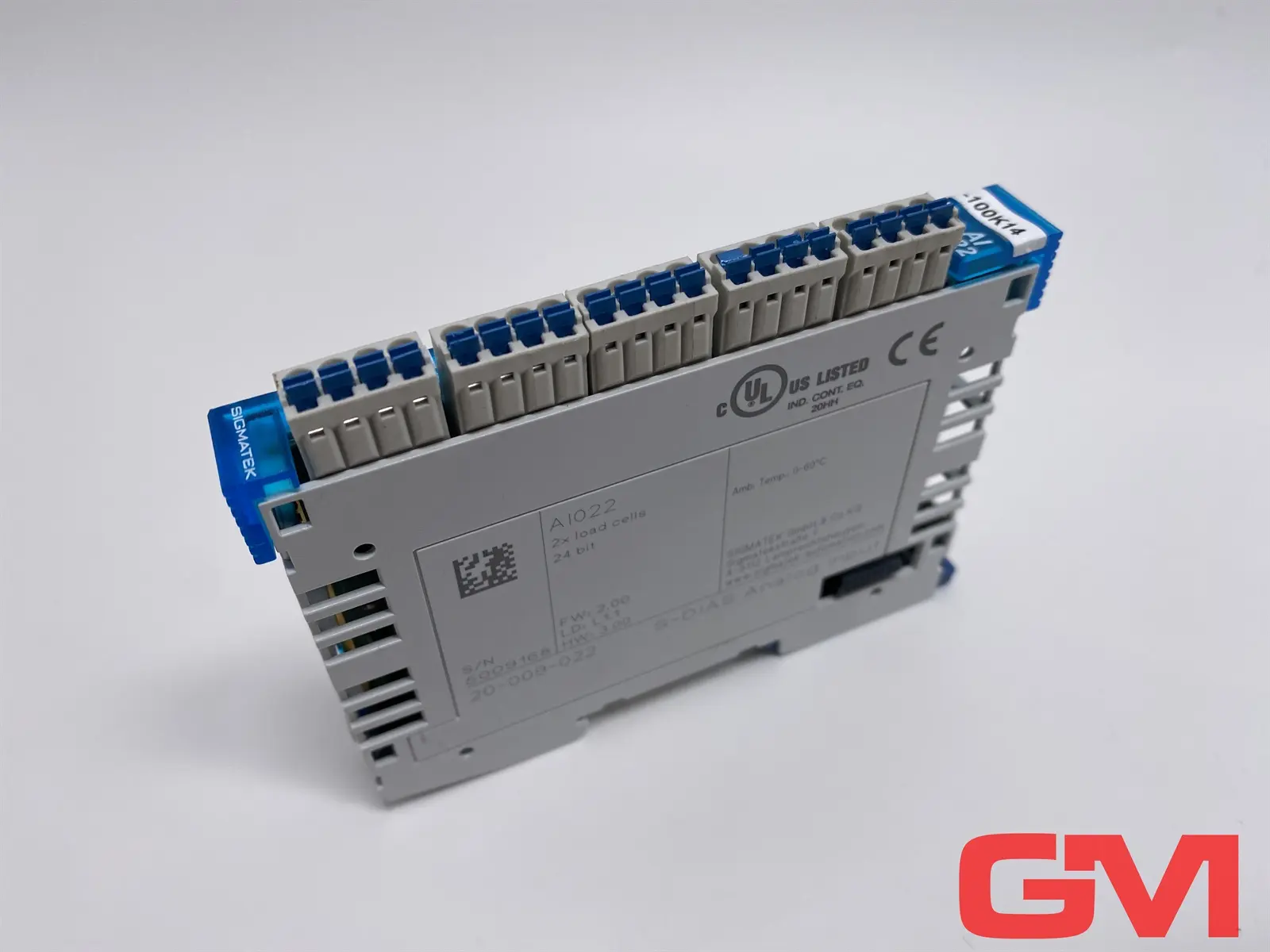 Produktfoto 1 von Sigmatek Eingangsmodul AI022 analog input 20-009-022 FW 2.00 LD L1.1 HW 3.00