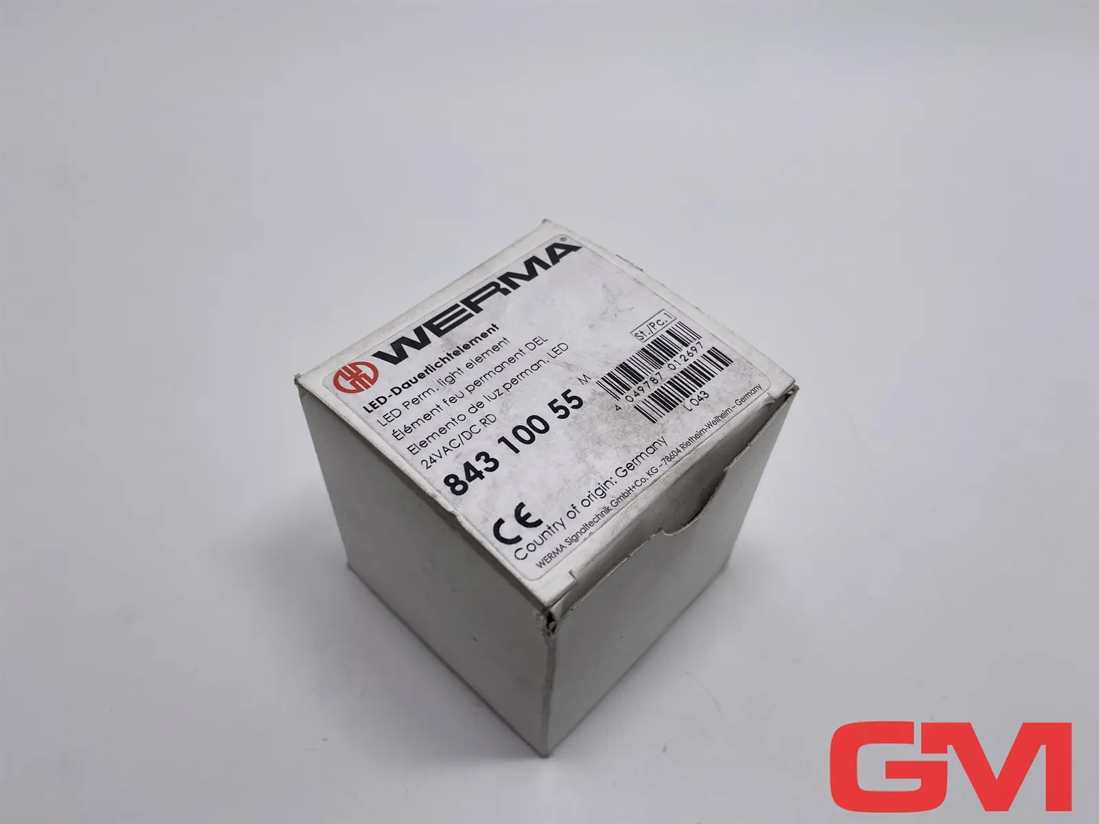 Produktfoto 1 von Werma LED-Dauerlichtelement 24VAC/DC RD LED light element 843.100.55 84310055