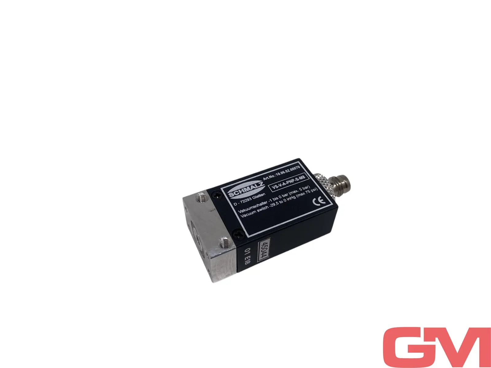 Produktfoto 1 von Schmalz Druckschalter VS-V-A-PNP-S-M8 pressure switch 10.06.02.00070